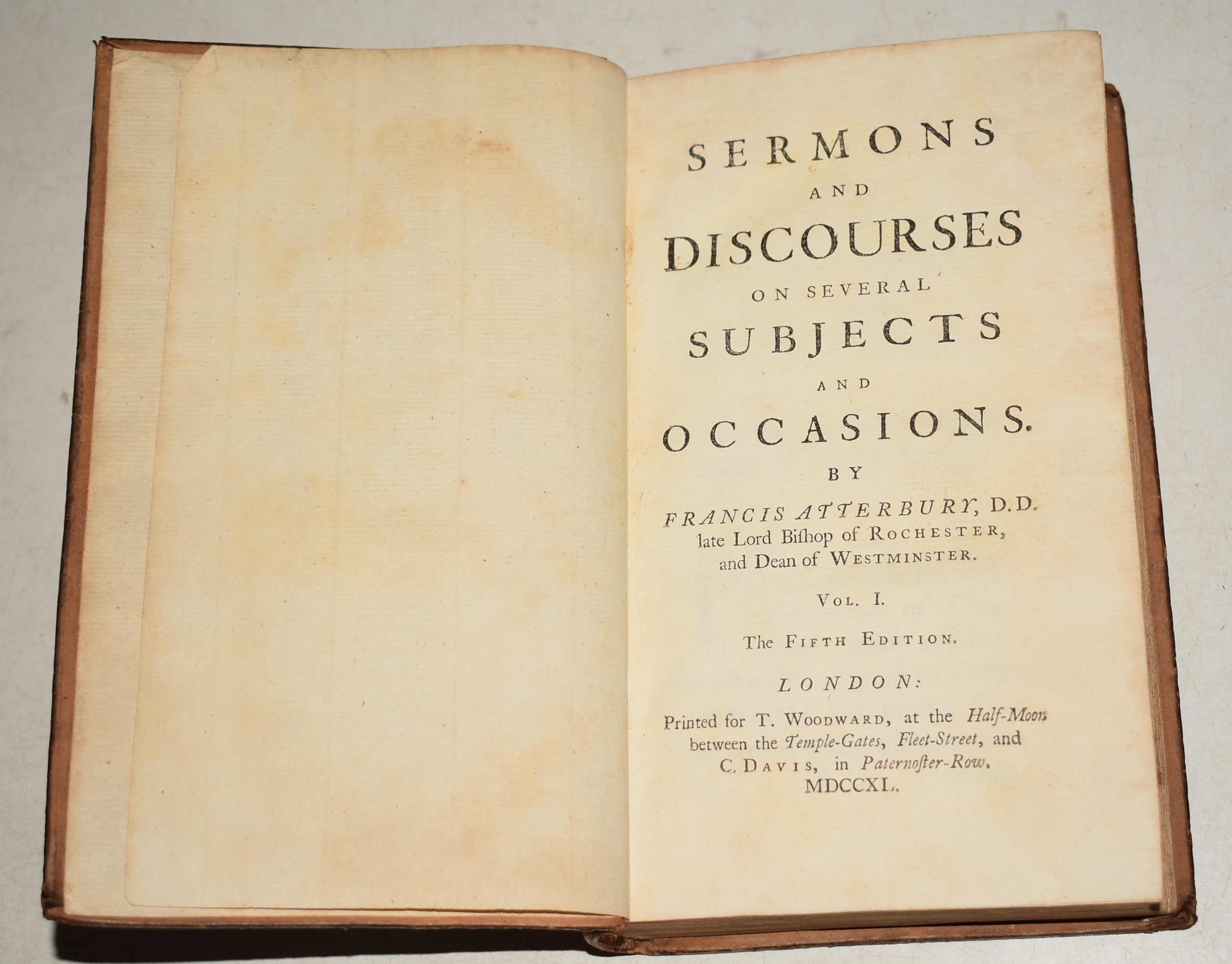 Sermons and Discourses on Several Subjects and Occasions The Fifth Edition. In Four Volumes.