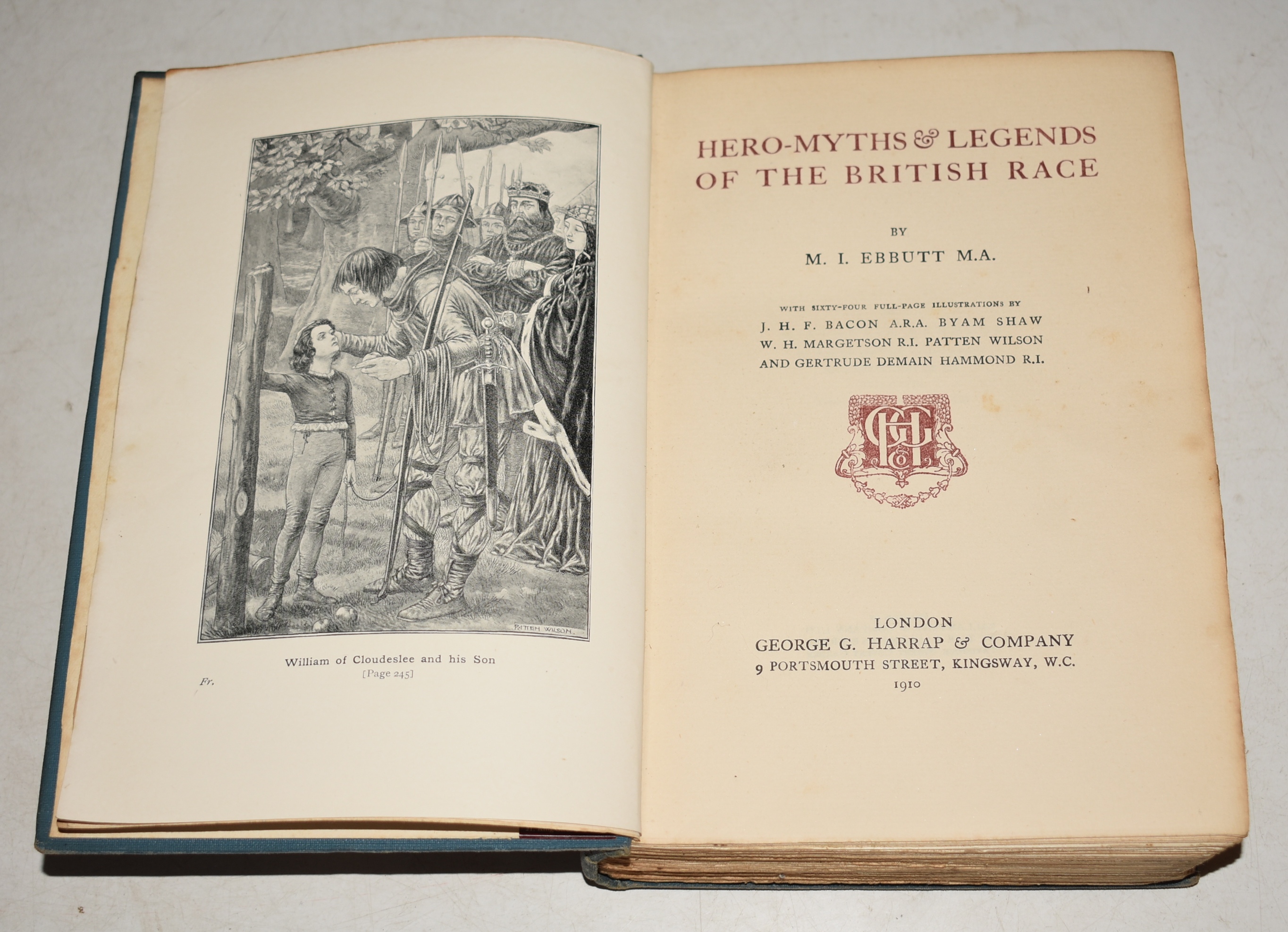 Hero-Myths & Legends of the British Race. With 64 Full-page Illustrations