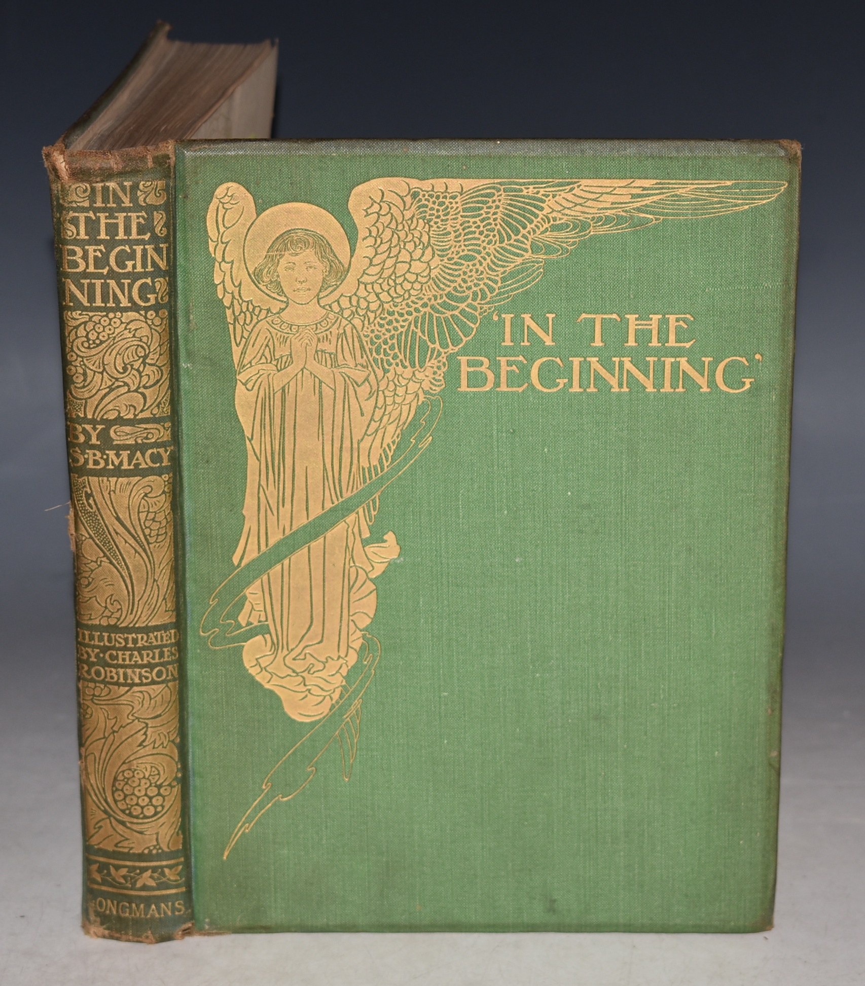 In The Beginning Being The Book of Genesis Told To Children. With an Introduction by The Bishop of London. Illustrated by Charles Robinson.