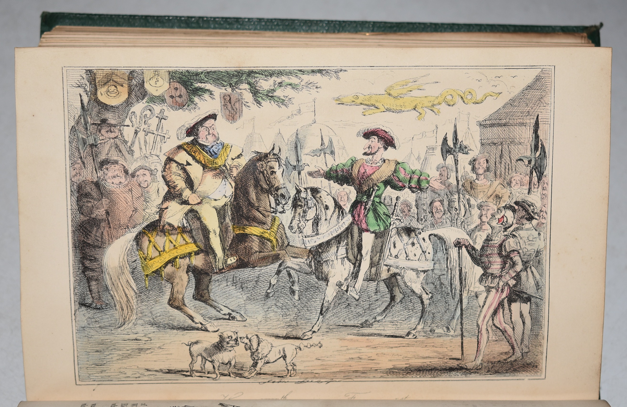 The Comic History of England. Illustrated with Twenty Coloured Etchings, and Two Hundred Woodcuts. by John Leech.