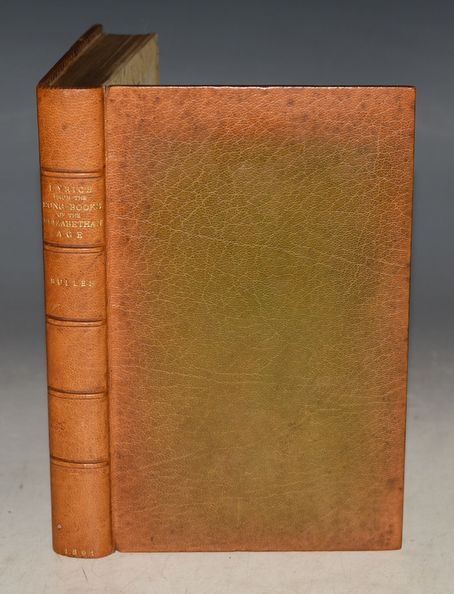 Lyrics From The Song-Books of the Elizabethan Age. Edited by A. H. Bullen.
