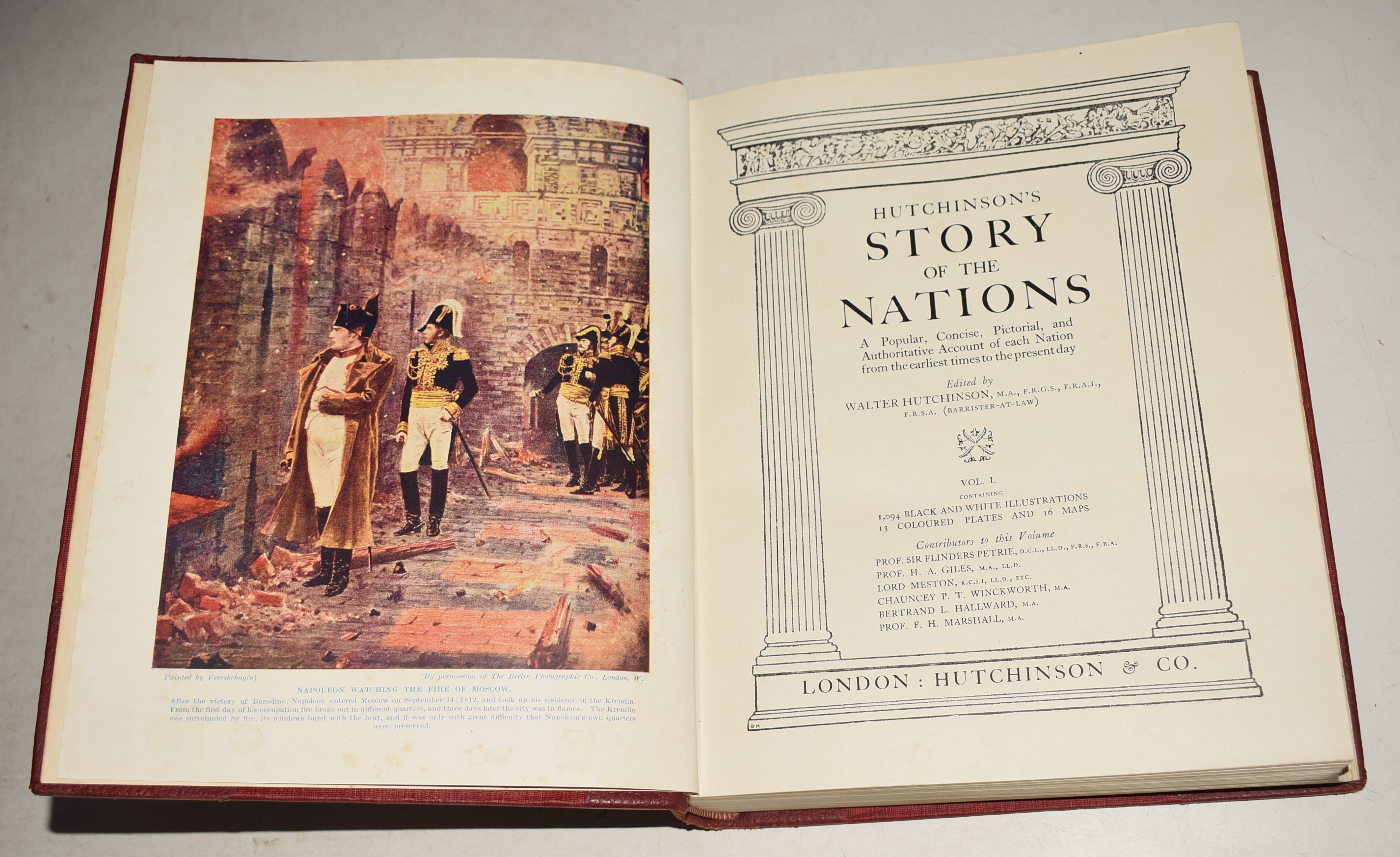 Hutchinson's Story of The Nations A Popular, Concise, Pictorial, and Authoritative Account of each Nation from the earliest times to the Present Day. In Three Volumes.