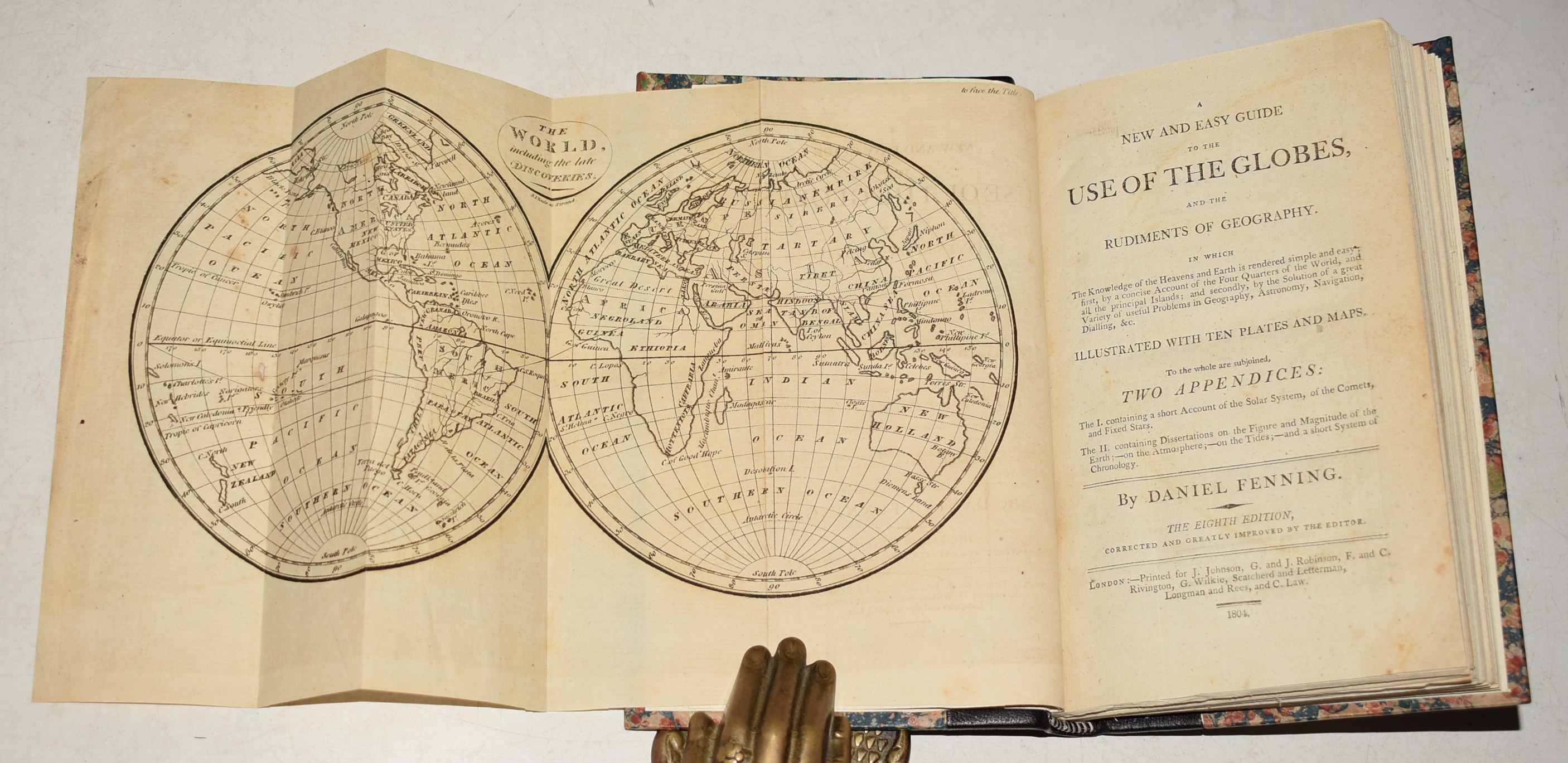 A New and Easy Guide to the Use of The Globes, and the Rudiments of Geography. In which the Knowledge of the Heavens and Earth is Rendered simple and easy. Illustrated with Ten Plates and Maps. And Two Appendices.