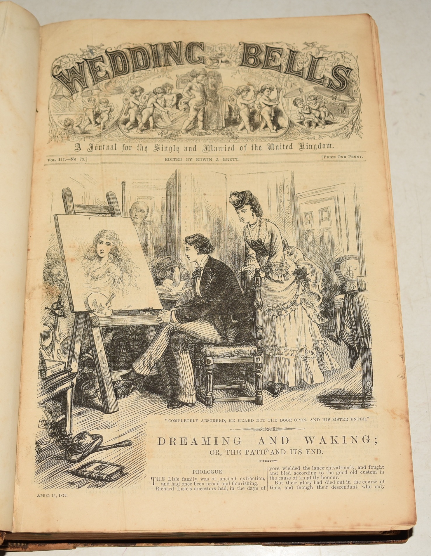 Wedding Bells A Journal for the Single and Married of the United Kingdom. April 1872 - February 1874.