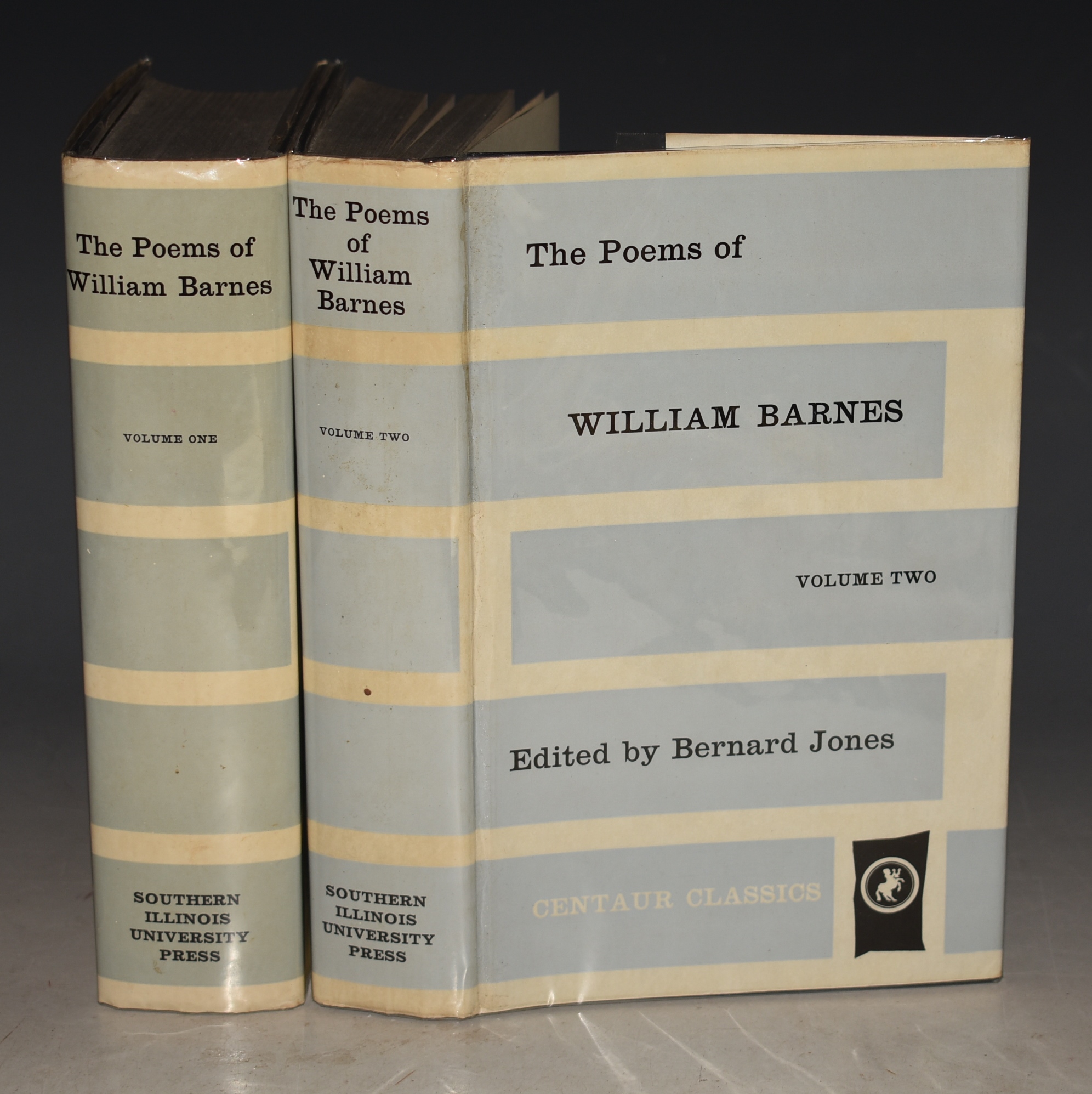 The Poems Of William Barnes. Edited by Bernard Jones. Centaur Classics. Gen. Ed.: J.M. Cohen. Two volumes.
