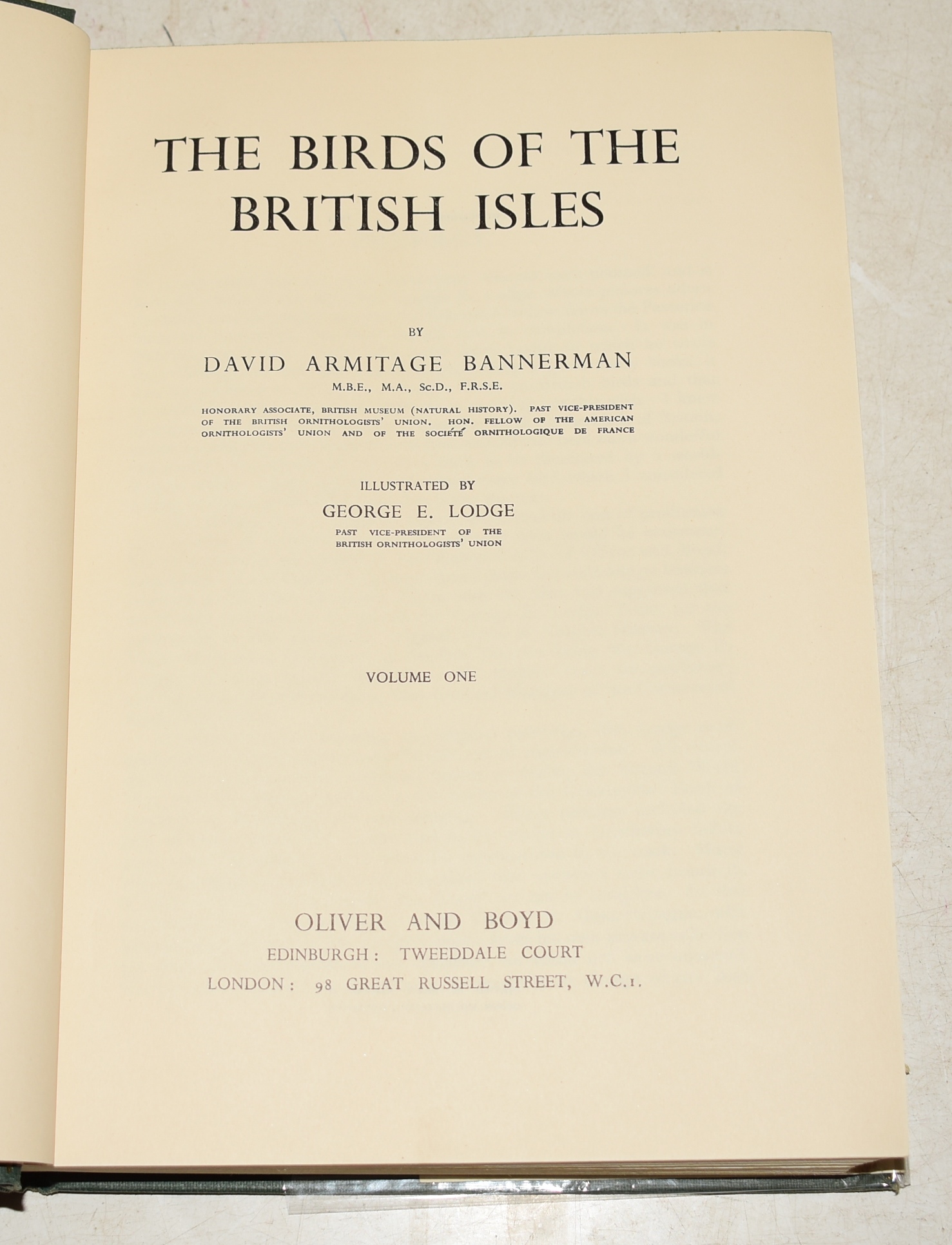 The Birds of the British Isles. In Twelve Volumes.