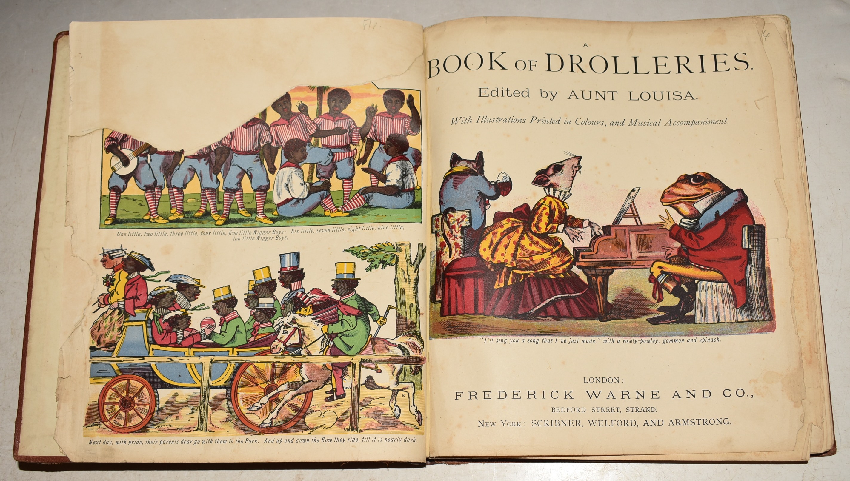 A Book of Drolleries With Illustrations Printed in Colours, and Musical Accompaniment.