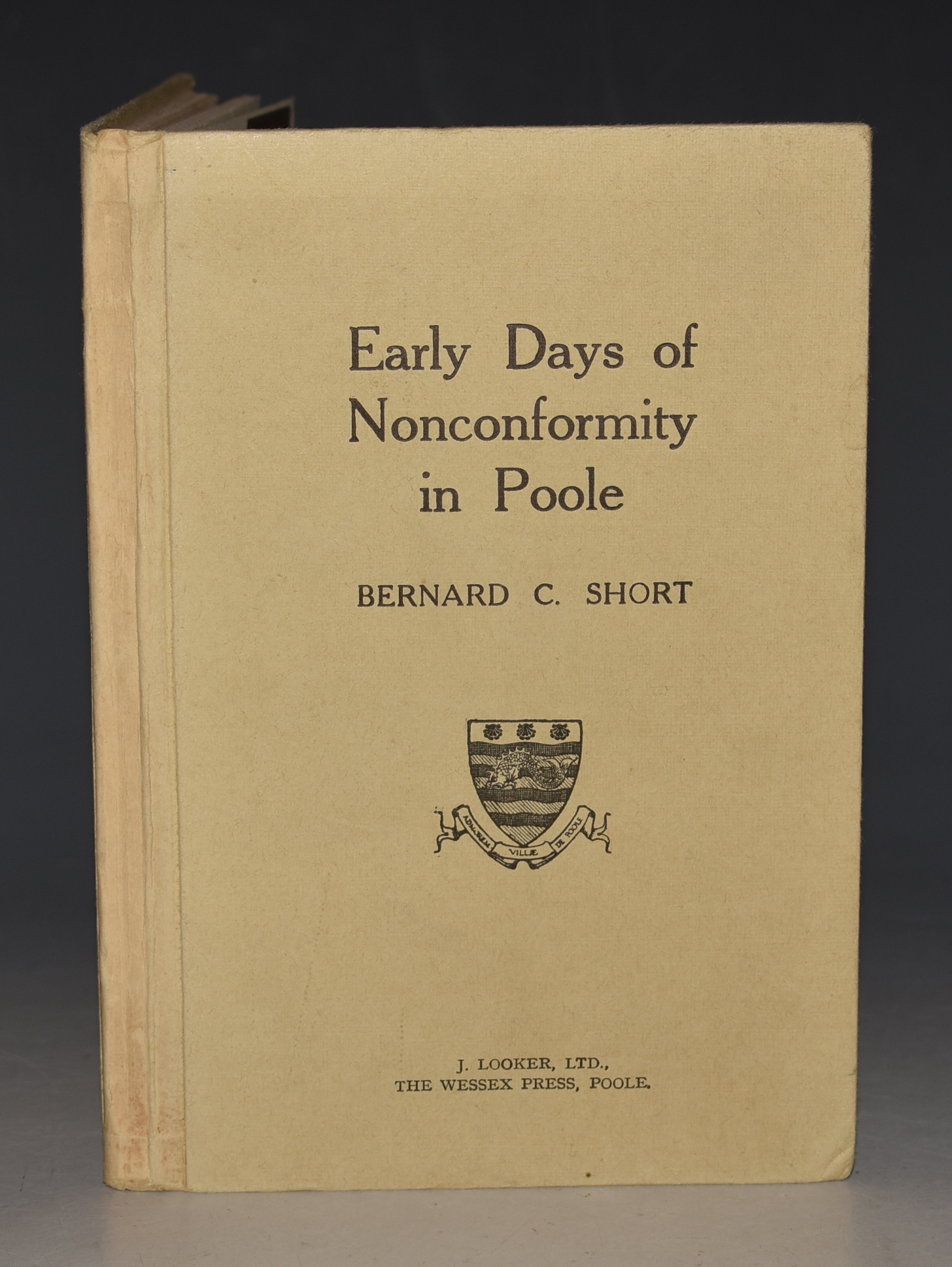 Early Days of Nonconformity in Poole.