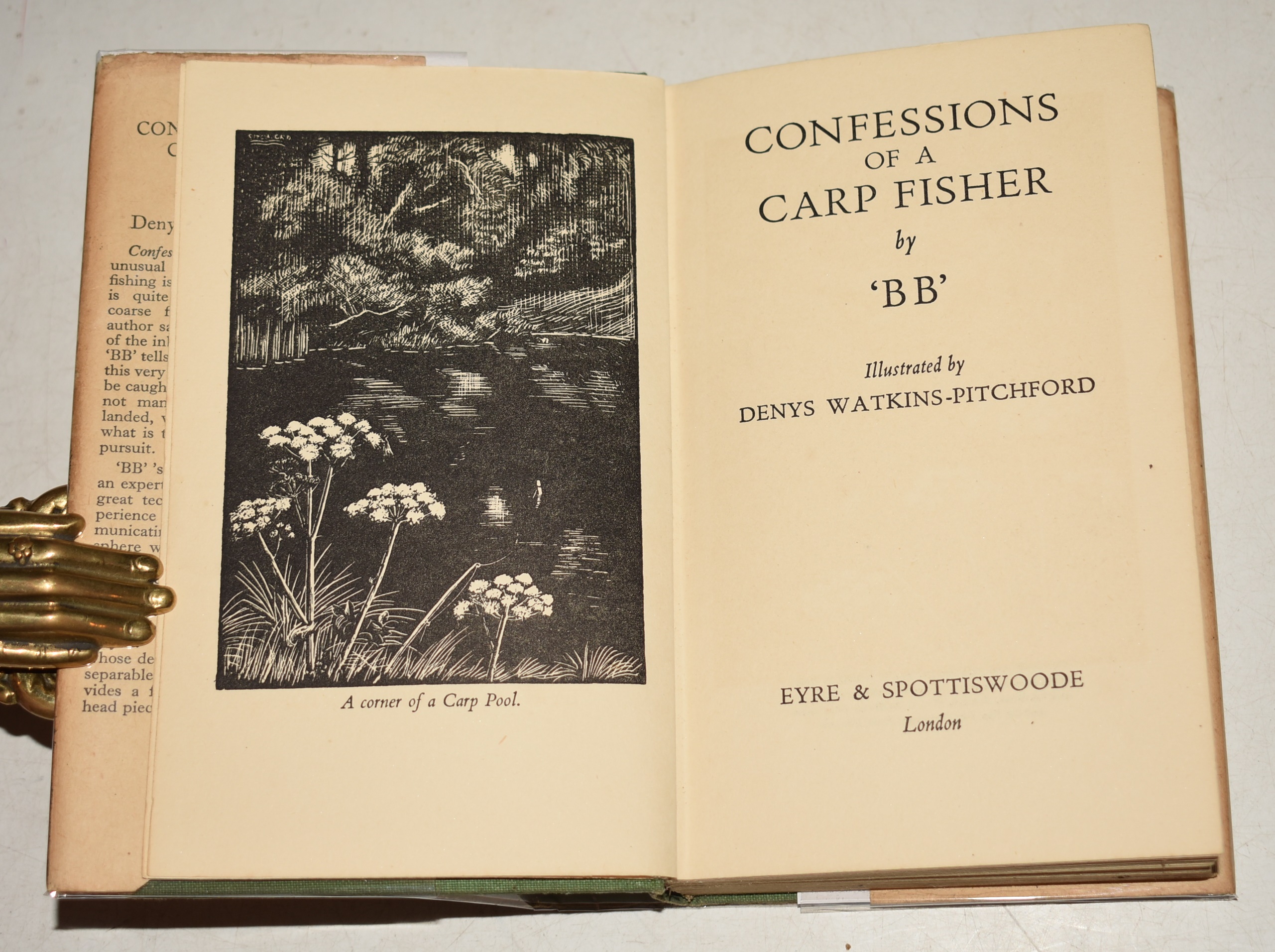 Confessions of a Carp Fisher. Illustrated by Denys Watkins-Pitchford.