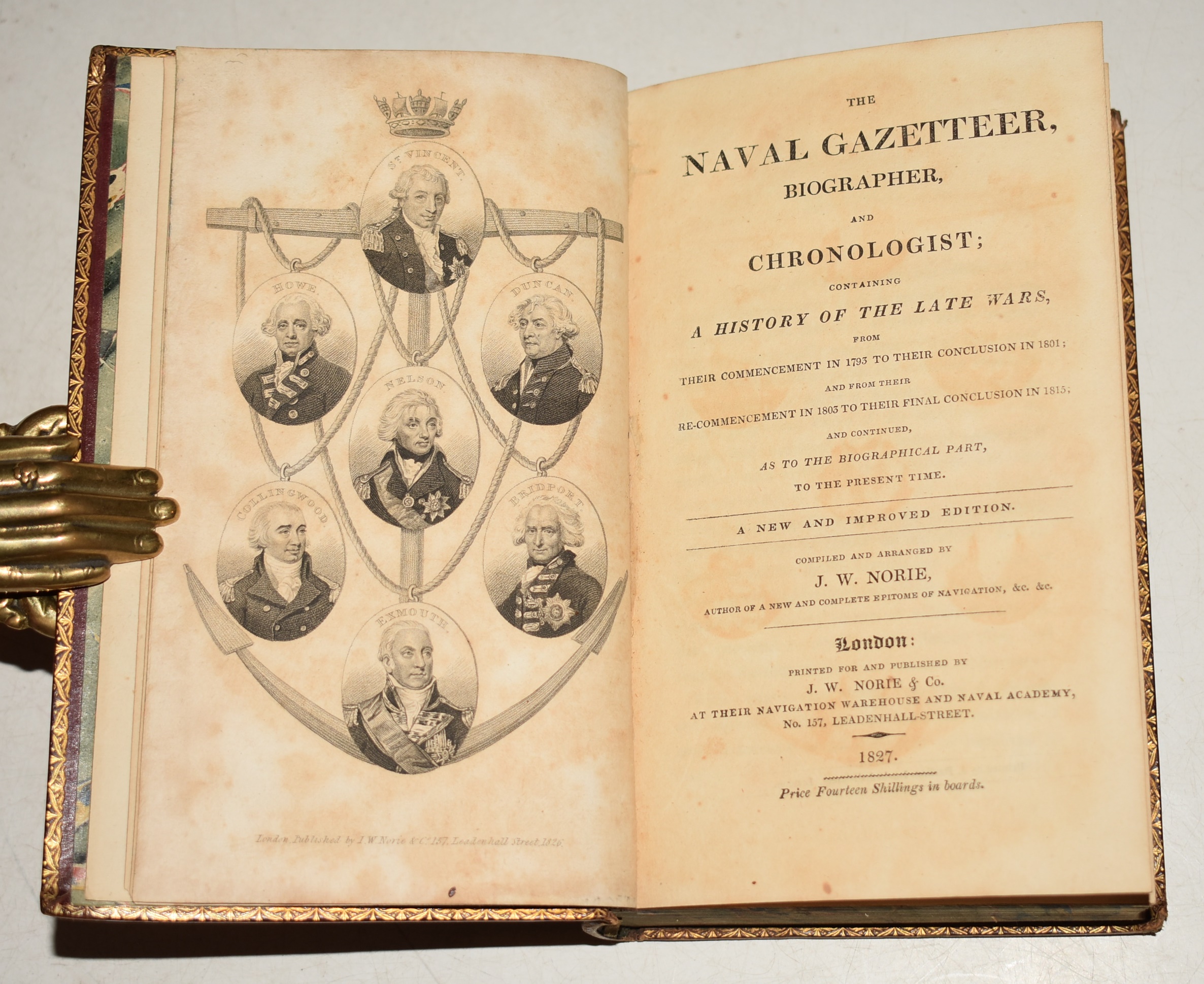 The Naval Gazetteer, Biographer, and Chronologist; Containing a History of the Late Wars, (from 1793 to 1815), aand Continued, as to the Biographical Part, to the Present Time. A New and Improved Edition.
