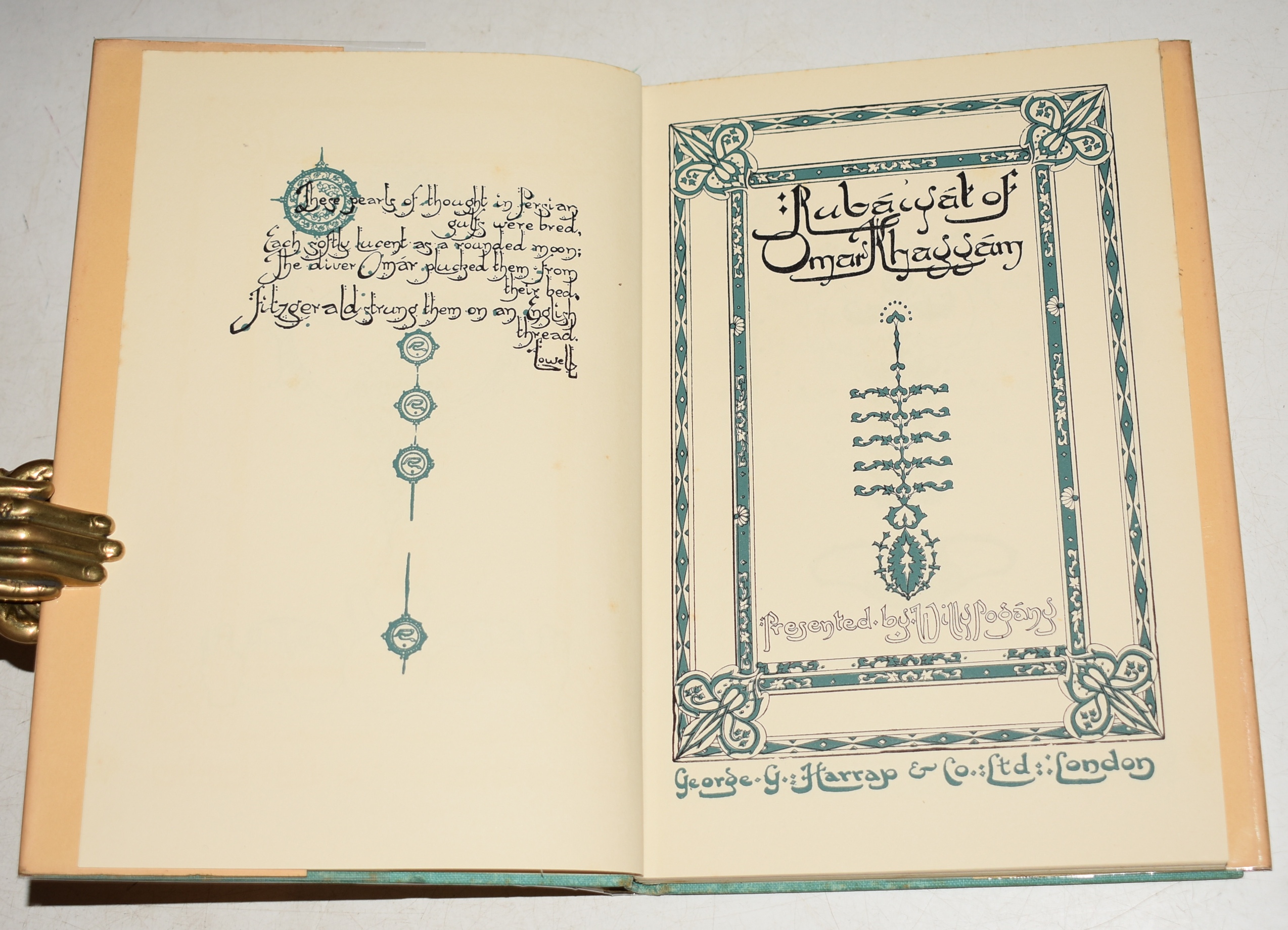 Rubaiyat of Omar Khayyam.