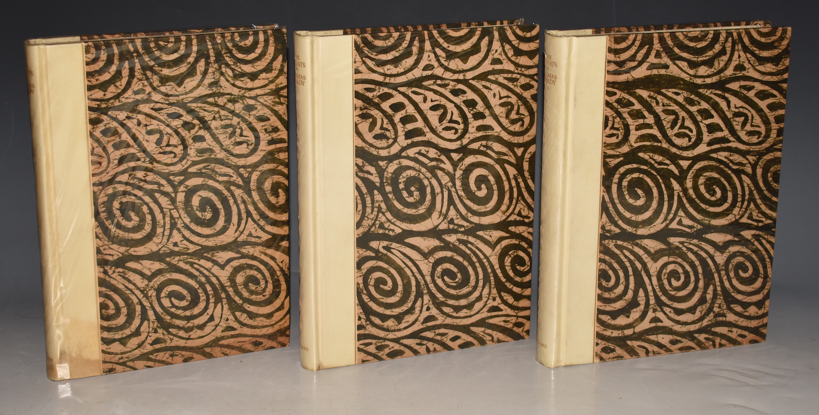 The Dynasts. An Epic Drama of the war with Napoleon, In Three Parts, Nineteen Acts, and One Hundred and Thirty Scenes, The TIme Covered by the Action being about Ten Years. In Three Volumes. SIGNED Limited Edition.