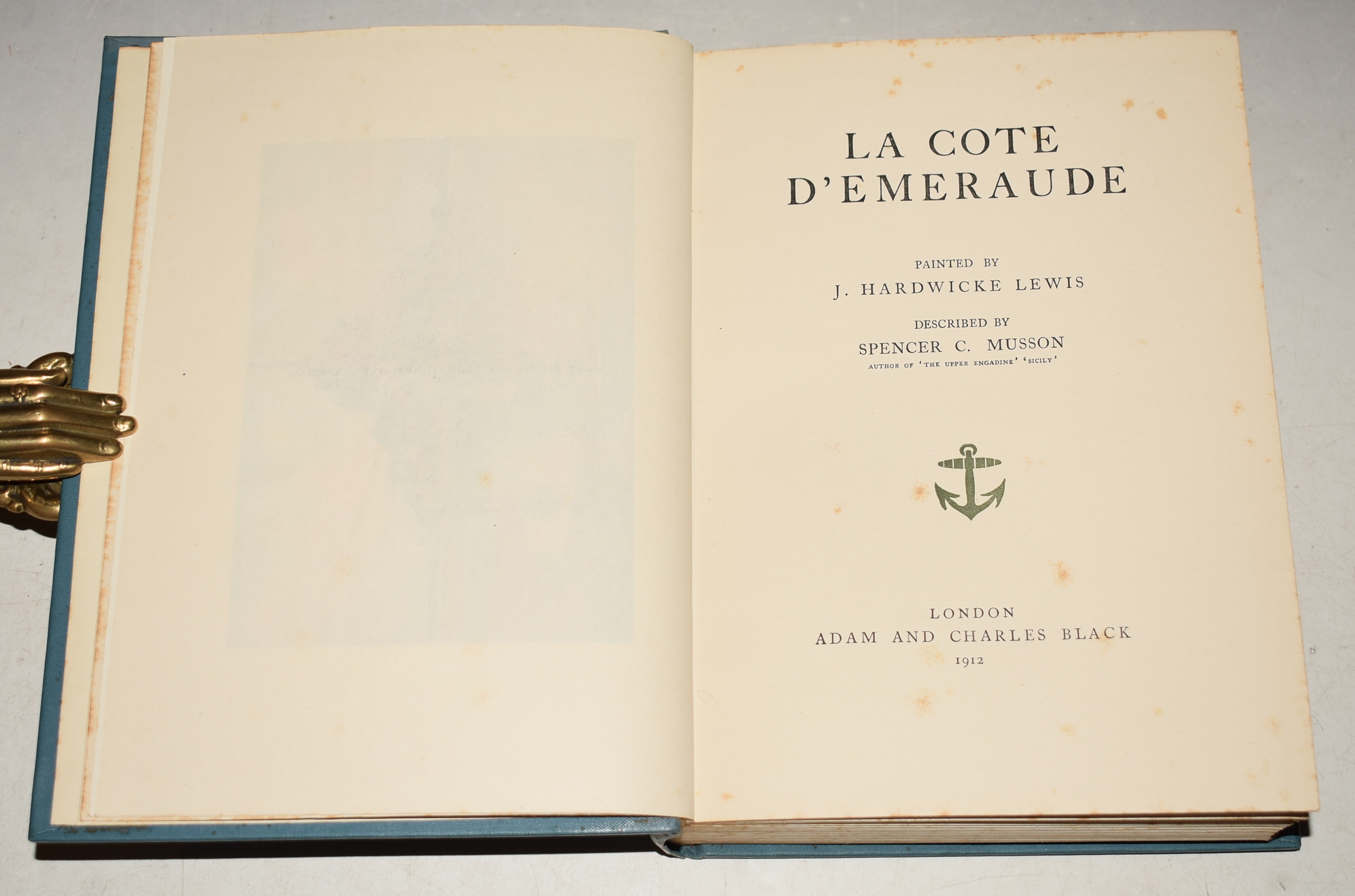 Cote d’Emeraude Painted by J. Hardwicke Lewis, Described by S.C. Musson
