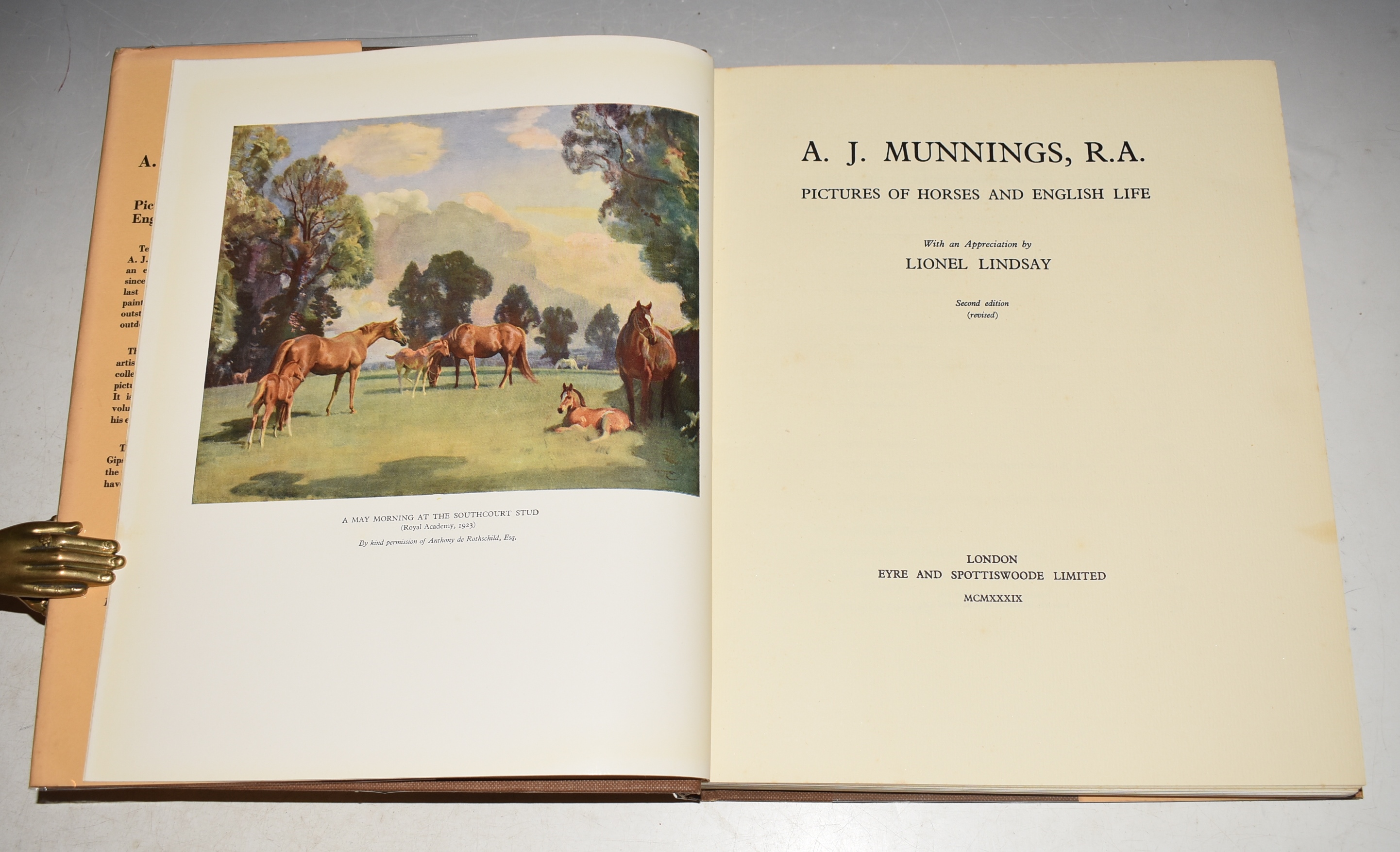 Pictures of Horses and English Life. With an appreciation by Lionel Lindsay.