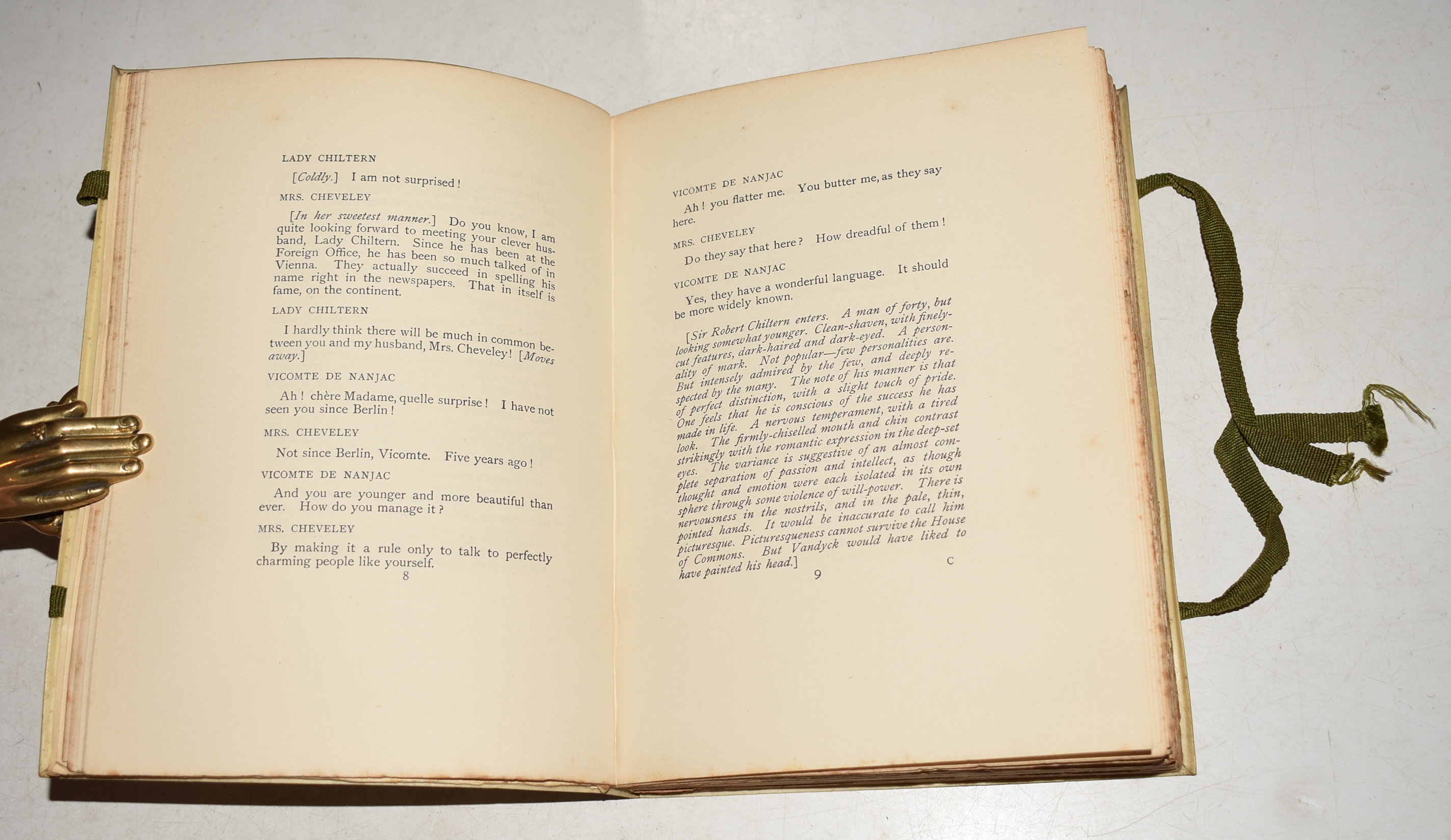 An Ideal Husband. By the Author of Lady Windermere's Fan. LIMITED EDITION.
