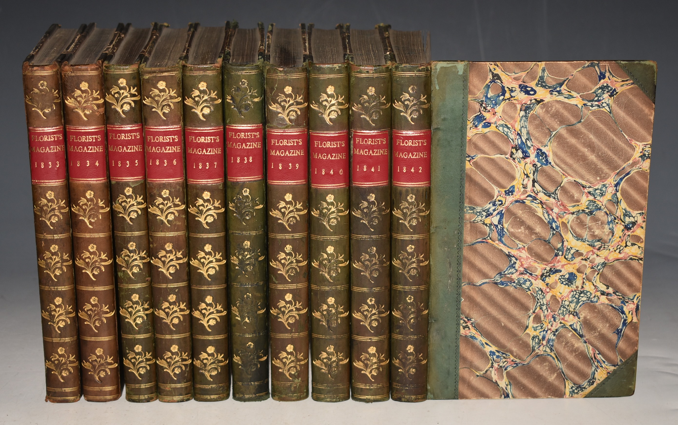 The Floricultural Cabinet and Florist's Magazine. Conducted by Joseph Harrison, Gardner to the Right Hon. Lord Wharncliffe, Wortley Hall. In Ten Volumes. March 1833 to December 1842