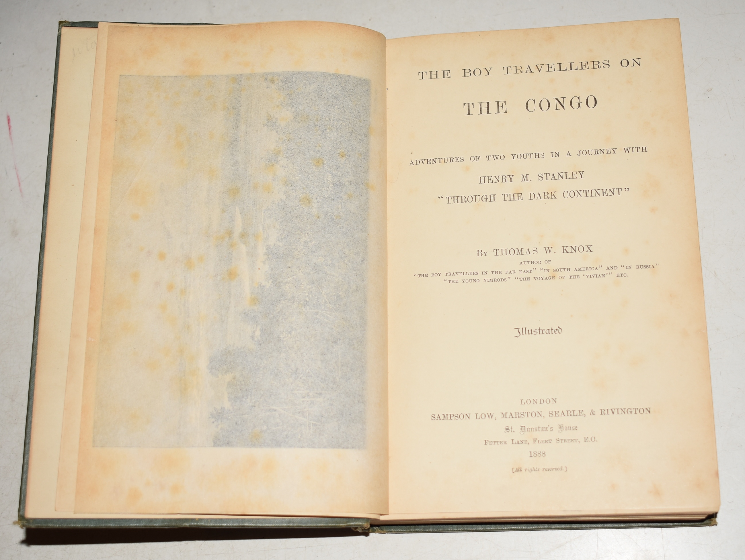 The Boy Travellers On The Congo, Adventures of Two Youths in a Journey with Henry M. Stanley “Through The Dark Continent.” Illustrated.
