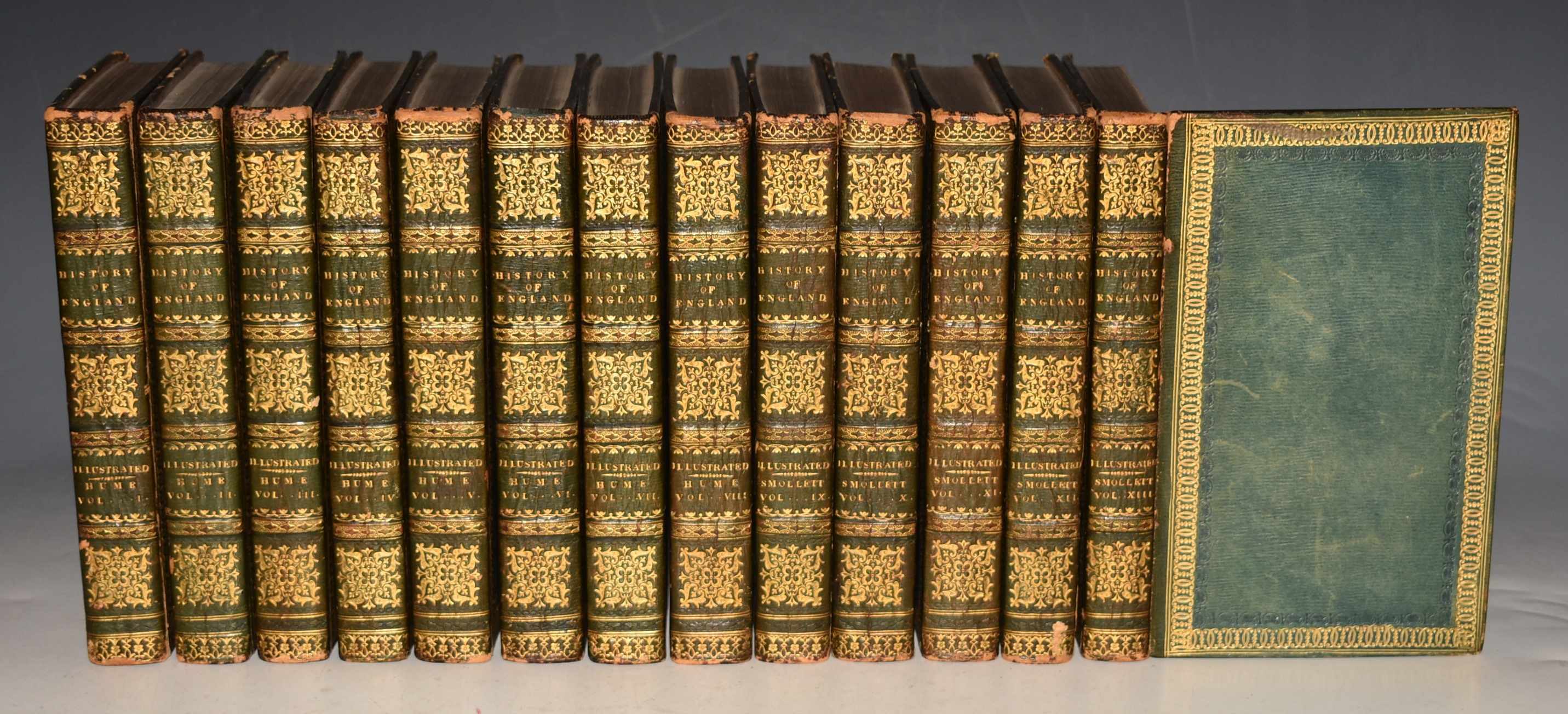 The History of England. From the Invasion of Julius Caesar to The Revolution in 1688. From the Revolution in 1688 to the Death of George II, designed as a Continuation of Hume. Complete in 13 volumes.
