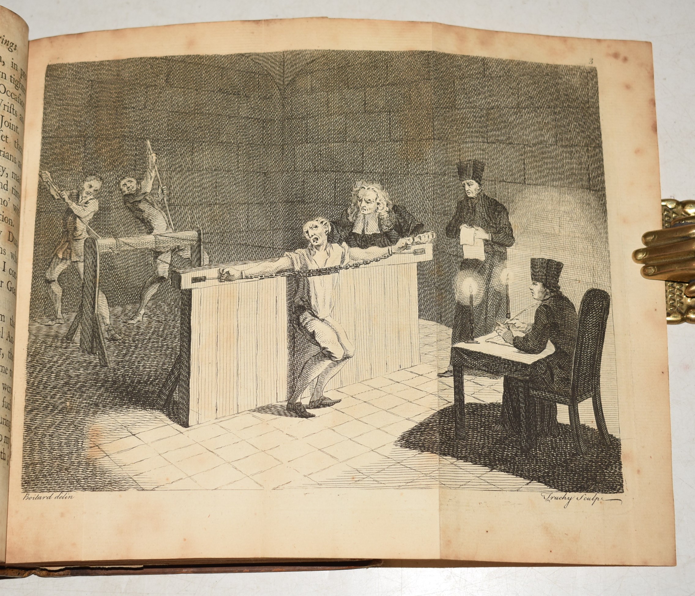 The Sufferings of John Coustos, For Free-Masonry, And For His refusing to turn Roman Catholic, in the Inquisition at Lisbon; where he was sentenc’d, during Forty Years, to the Galley, and afterwards releas’d from thence by the gracious Interposition of his present Majesty King George II.