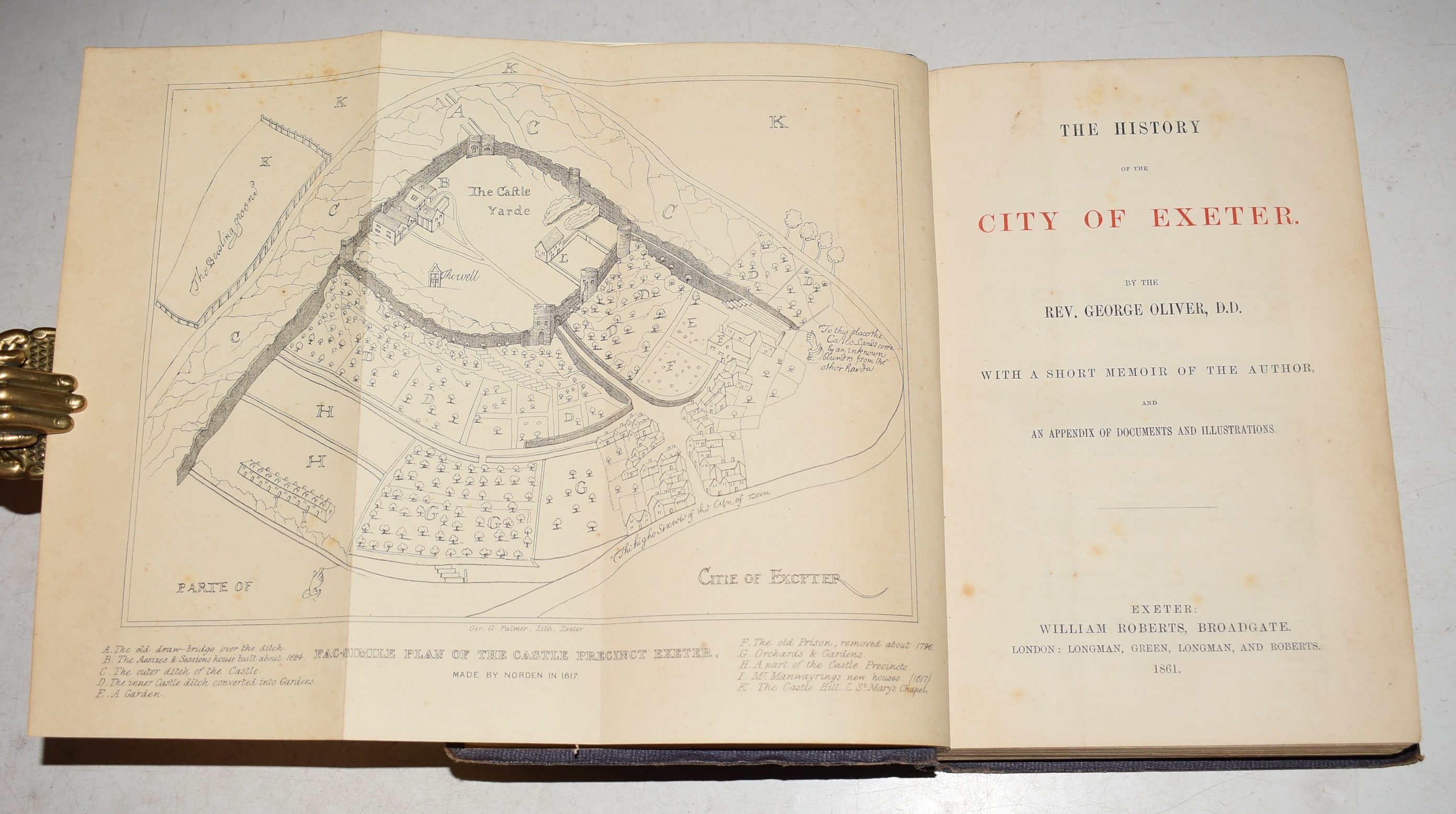 The History of The City of Exeter With a Short Memoir of The Author. And an Appendix of Documents and Illustrations.