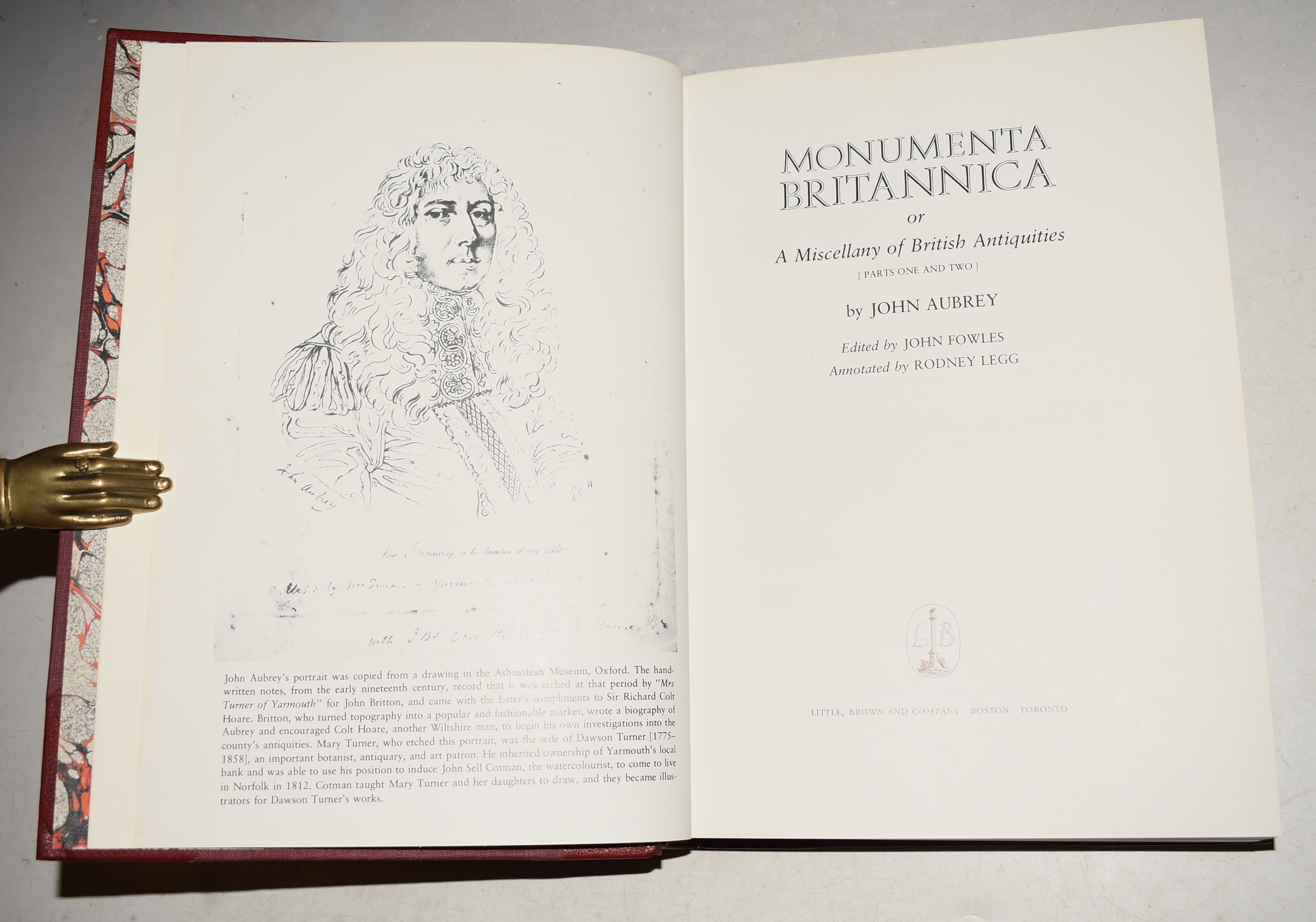 Monumenta Britannica. or Miscellany of British Antiquities. John Fowles editor, Rodney Legg annotator. Limited edition. Parts one and two bound in One.