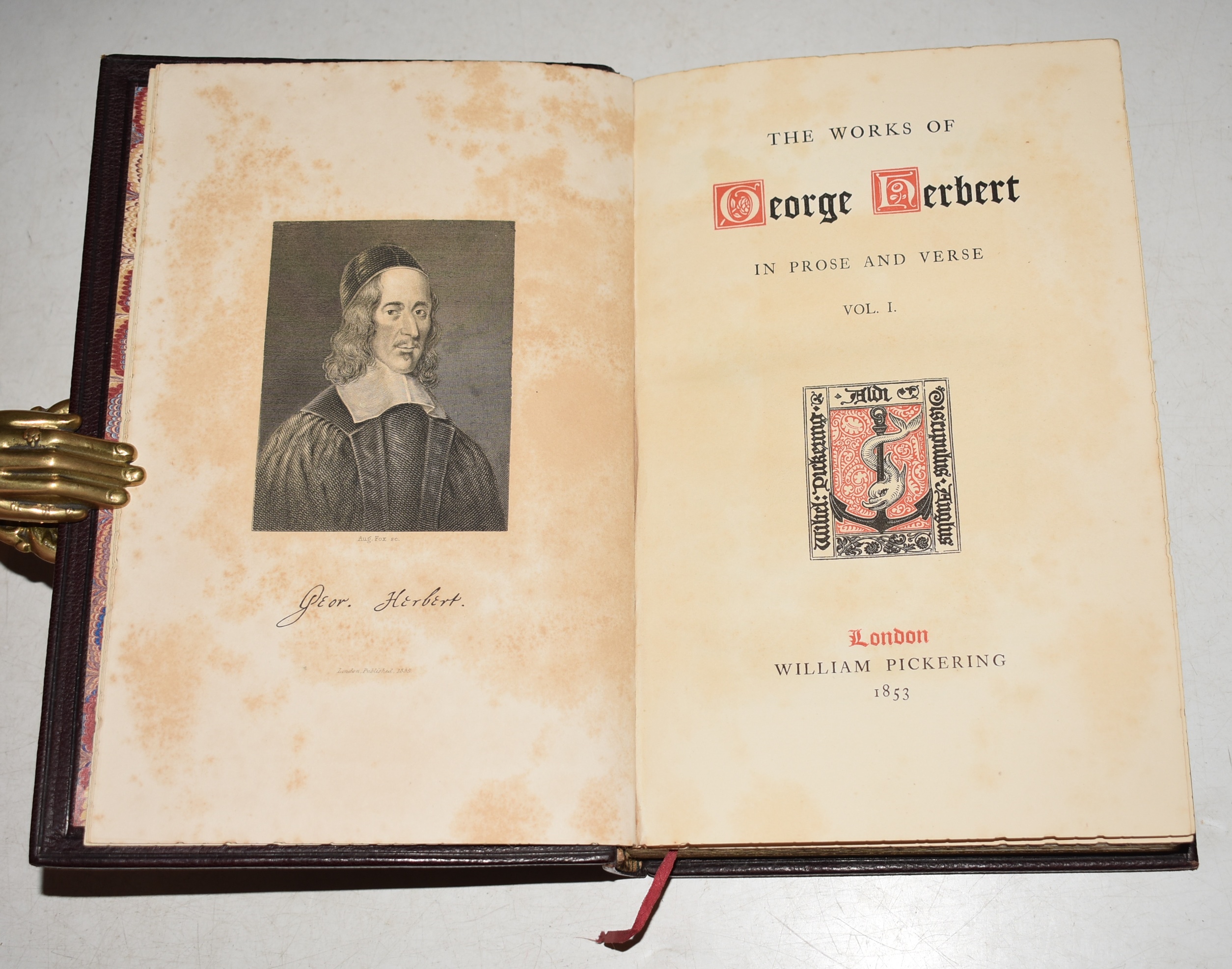 The Works of George Herbert in Prose and Verse. Containing the Remains of that Sweet Singer in the Temple (vol 1); Containing his Temple, Sacred poems and Private Ejaculations (vol 2).