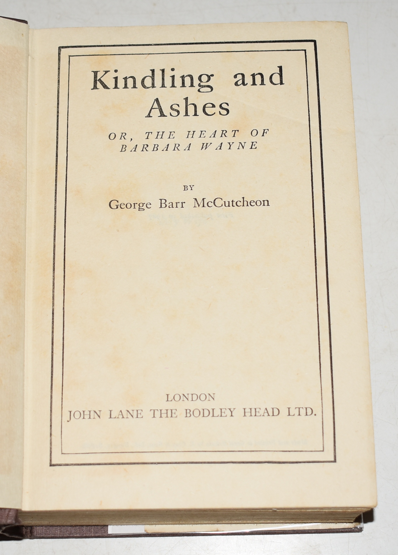 Kindling and Ashes