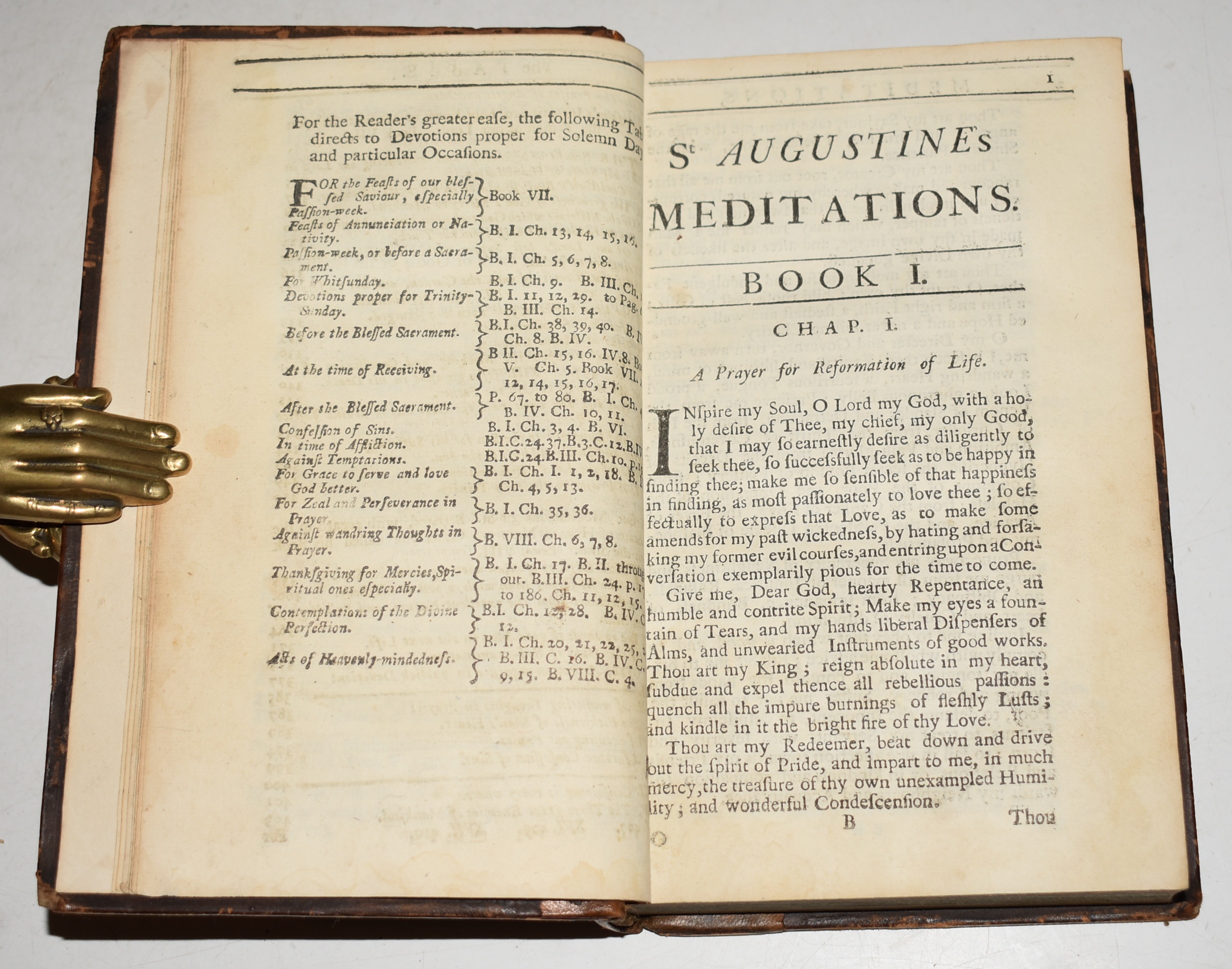 Pious Breathings. Being the Meditations of St. Augustine, His Treatise of the Love of God, Soliloquies and Manual. To which are added, Select Contemplations from St. Anselm and St. Bernard. Made English by Geo. Stanhope, D.D. The Third Edition.