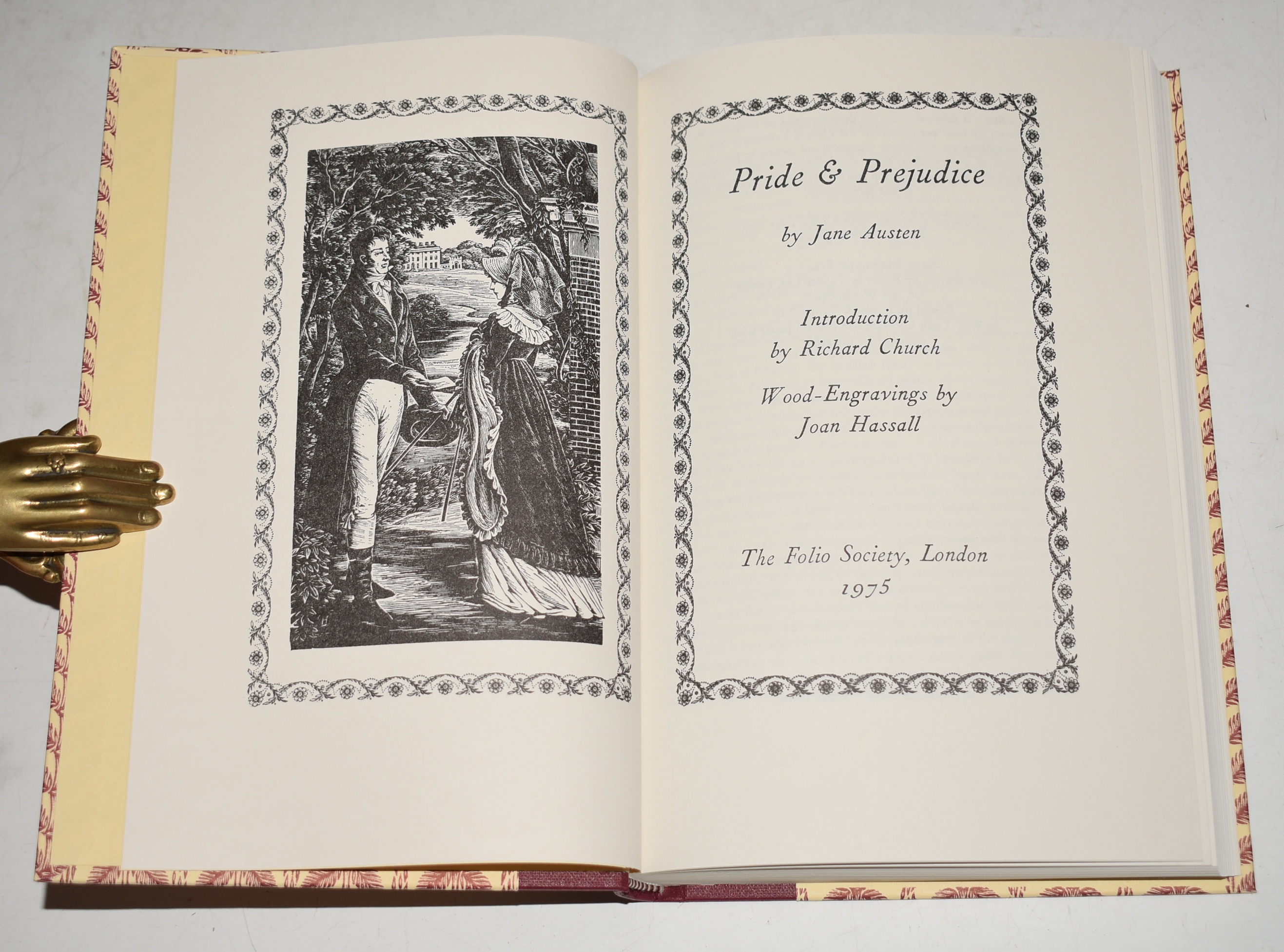 The Complete Works. Seven Volumes; Northanger Abbey. Emma. Pride and Prejudice. Mansfield Park. Persuasion. Sense & Sensibility. Shorter Works. Introduction by Richard Church. Engravings by Joan Hassall.
