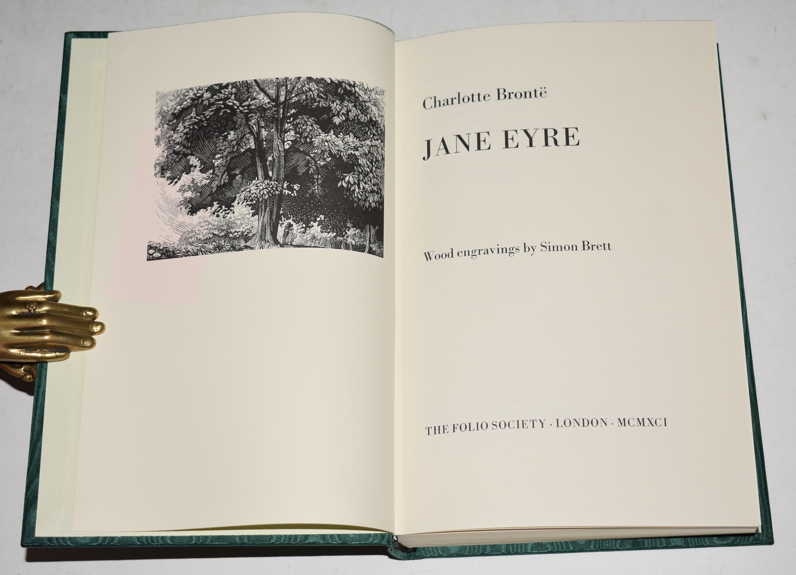 The Complete Novels Folio Edition. Boxed Set. Illustrated with wood engravings. Jane Eyre, The Professor, Shirley, Villette, Wuthering Heights, Agnes Grey, The Tenant of Wildfell Hall. Seven Volumes.