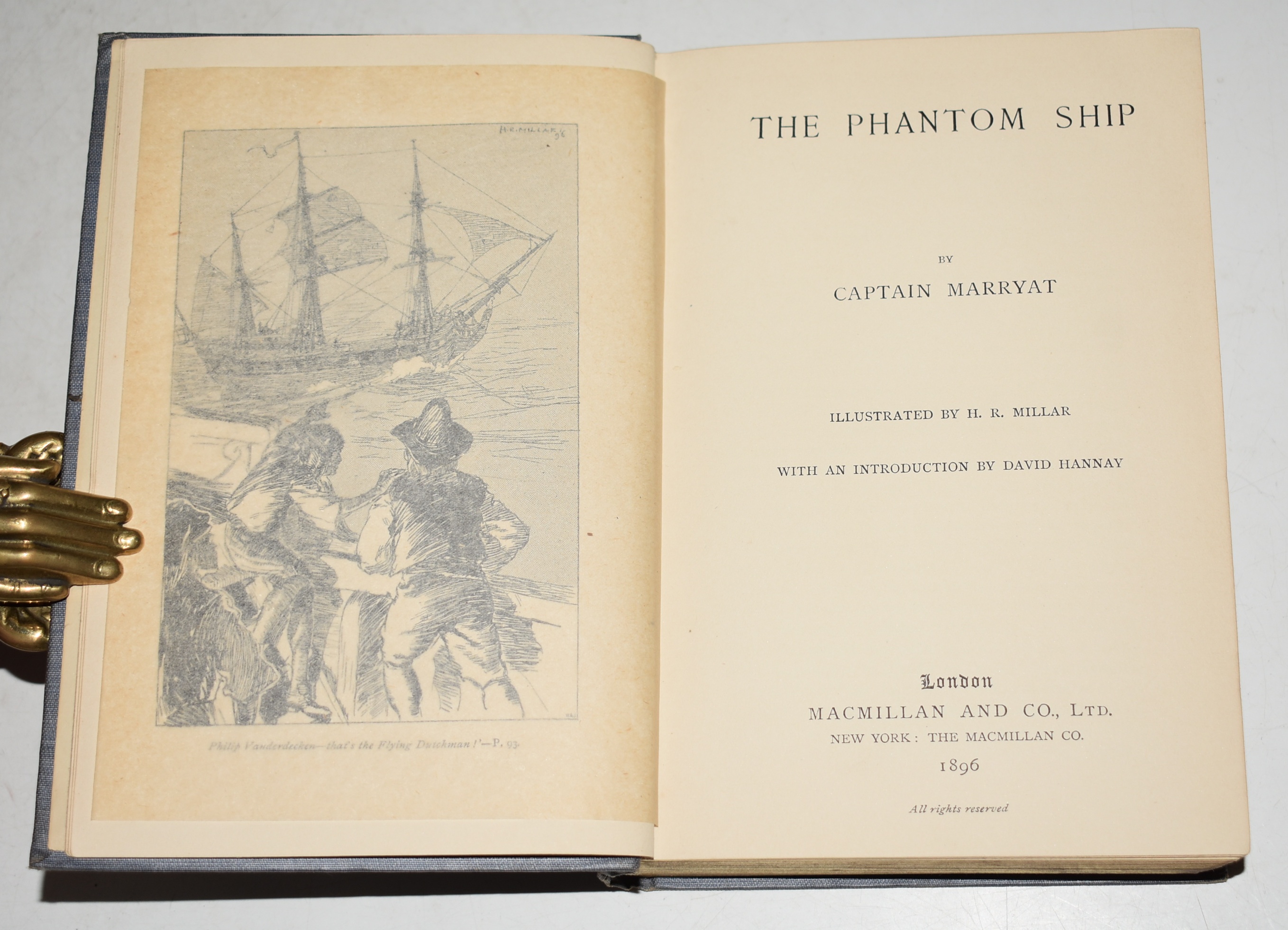 The Phantom Ship Illustrated by H. R. Millar. With an Introduction by David Hannay.