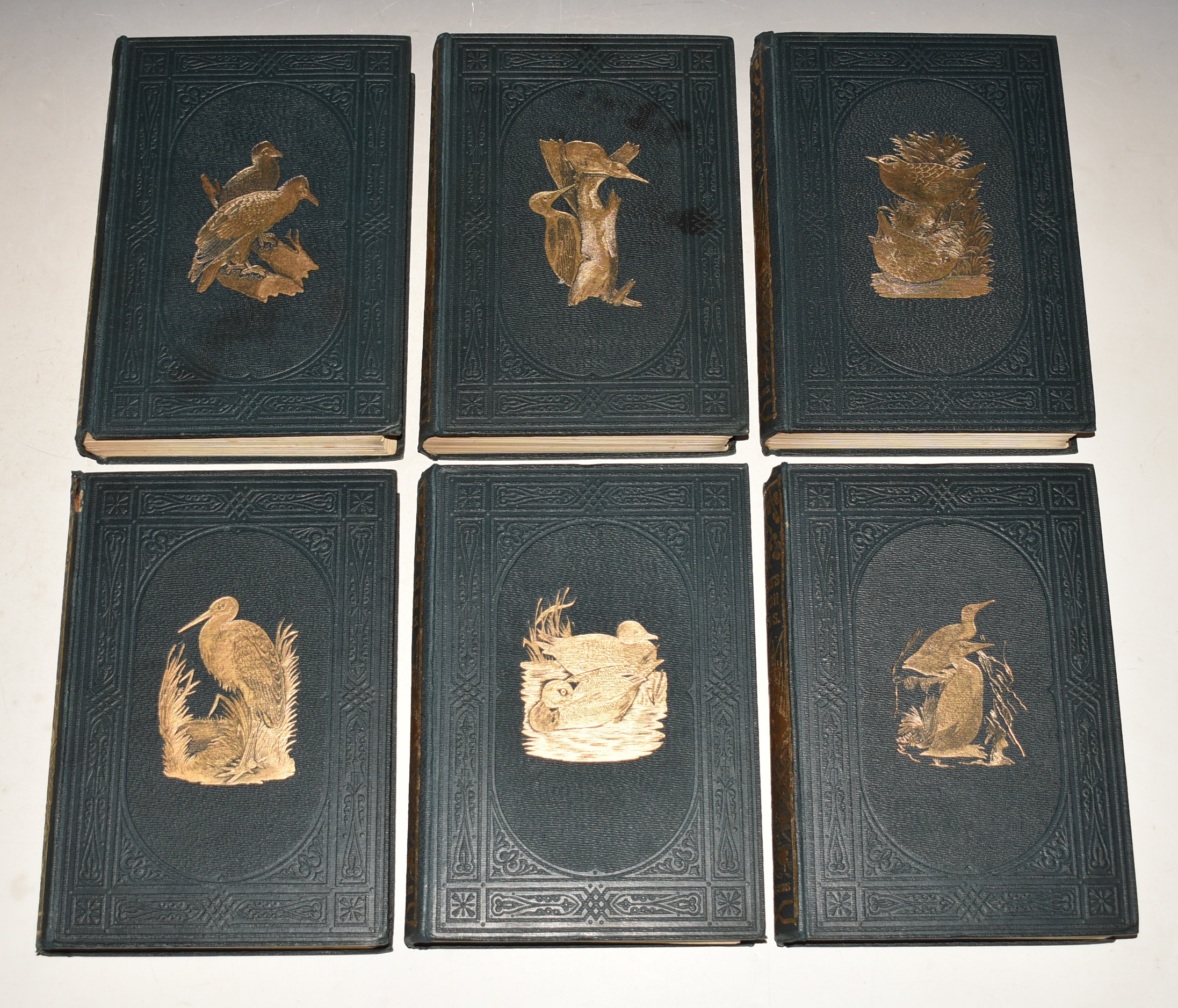 A History of British Birds. Second edition. In Six volumes.