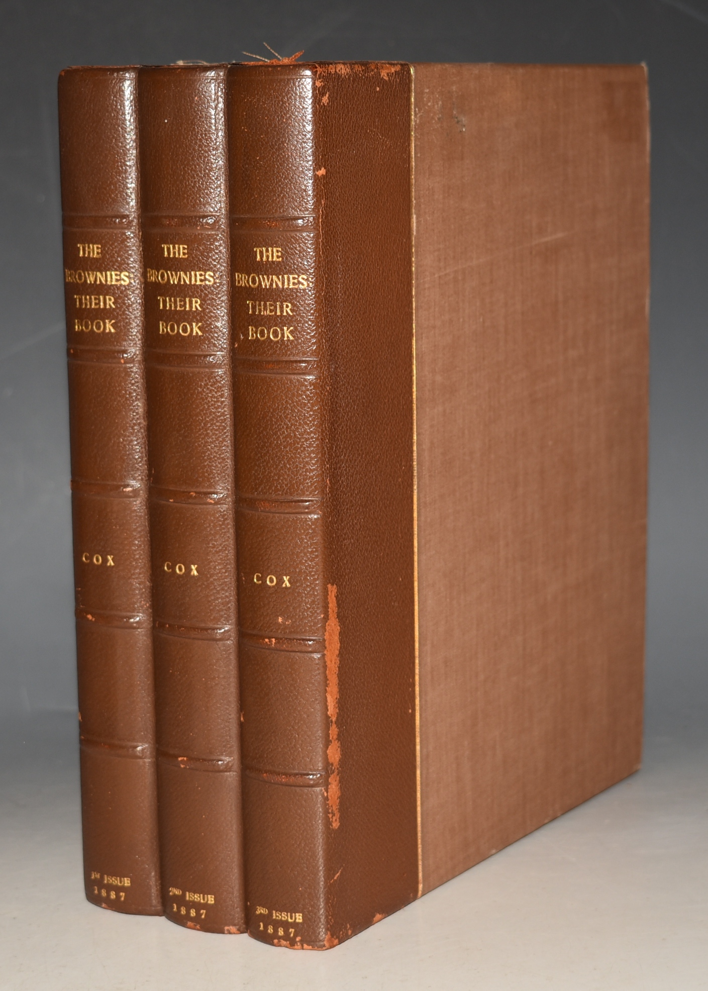 The Brownies: Their Book Three Volumes: 1st, 2nd & 3rd Issues. In Slipcase.