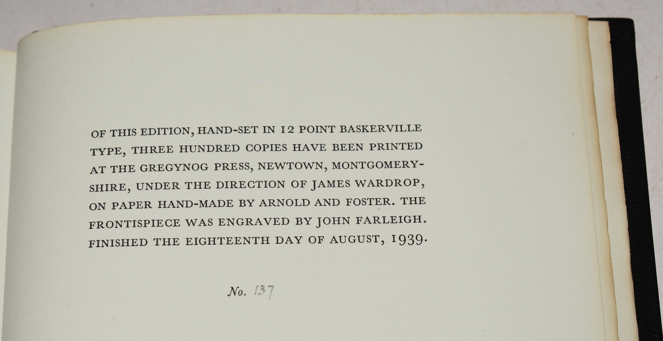 Shaw Gives Himself Away An Autobiographical Miscellany. LIMITED NUMBERED EDITION.