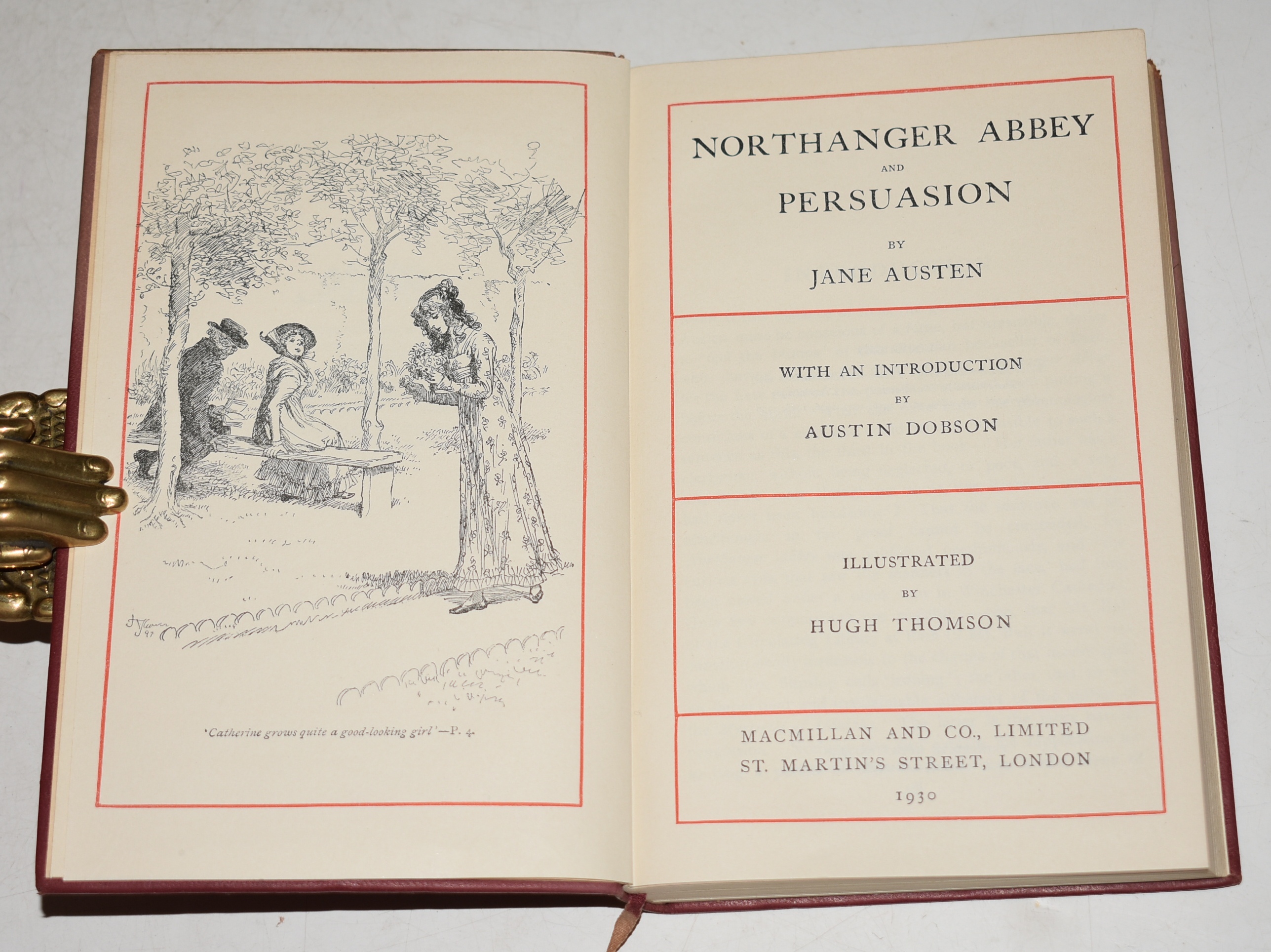 Northanger Abbey & Persuasion Illustrated Pocket Classics. Illustrated by Hugh Thompson. With an Introduction by Austin Dobson.