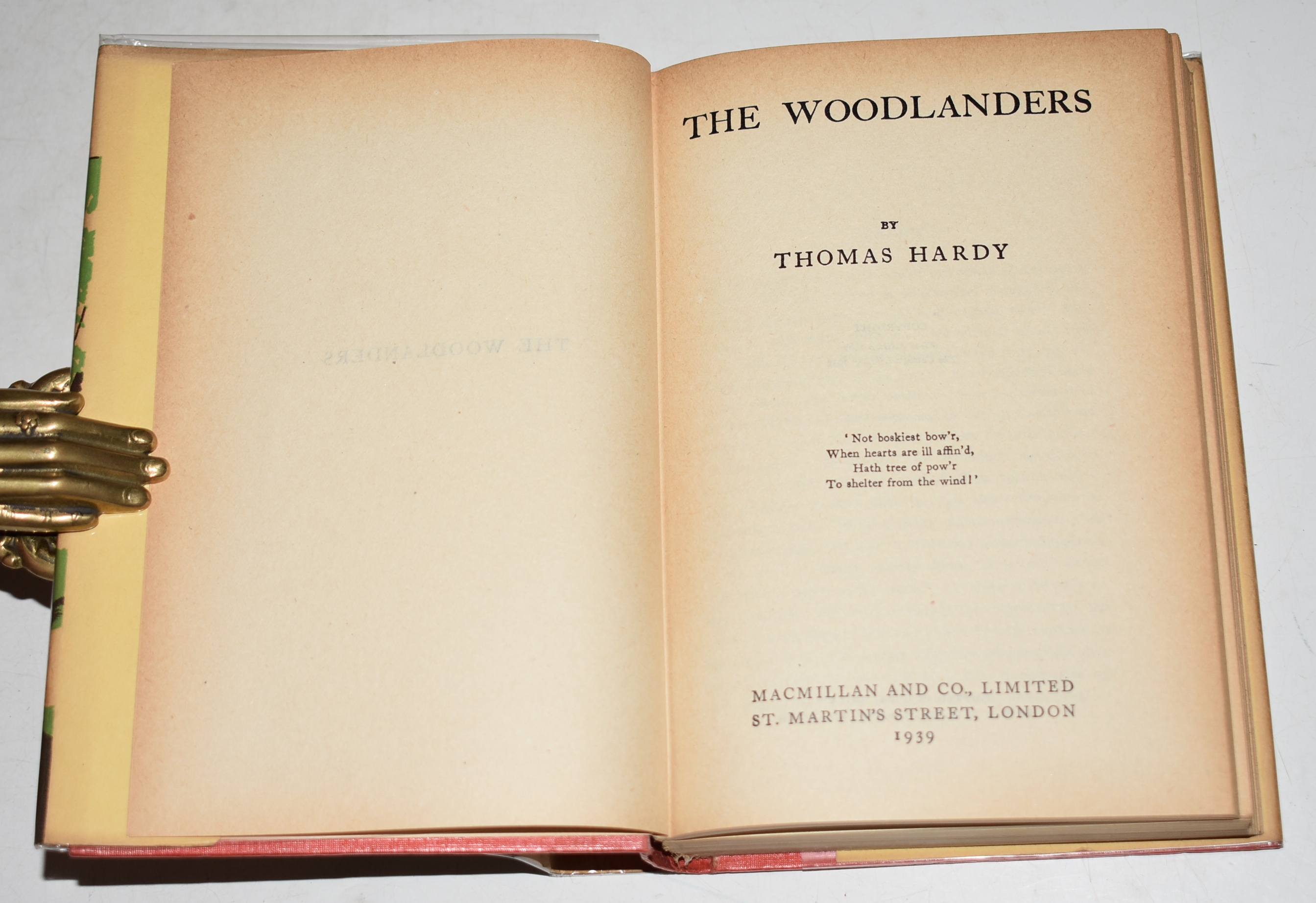 The Woodlanders “The Cottage Library” Edition