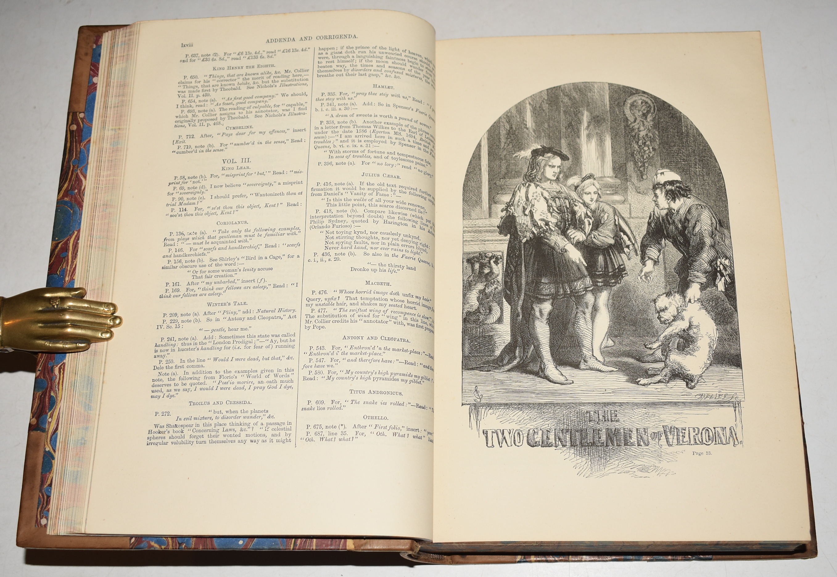 The Works Of William Shakespeare. Edited By Howard Staunton. With Illustrations by John Gilbert, Engraved by The Brothers Dalziel. In Three Volumes.