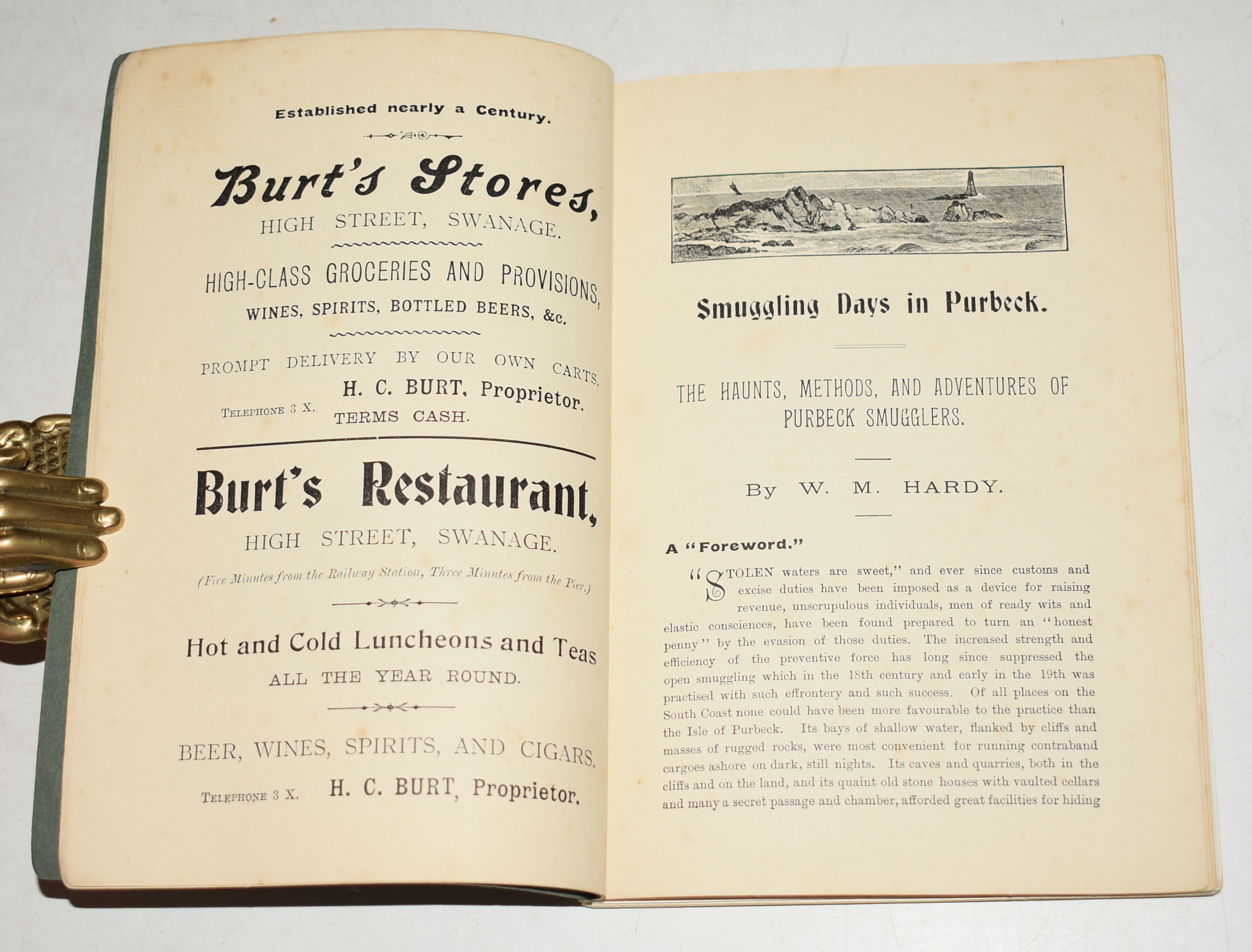 Smuggling Days in Purbeck. Haunts, Methods, & Adventures of Purbeck Smugglers. Collected from original sources. Illustrated from Original Photographs.