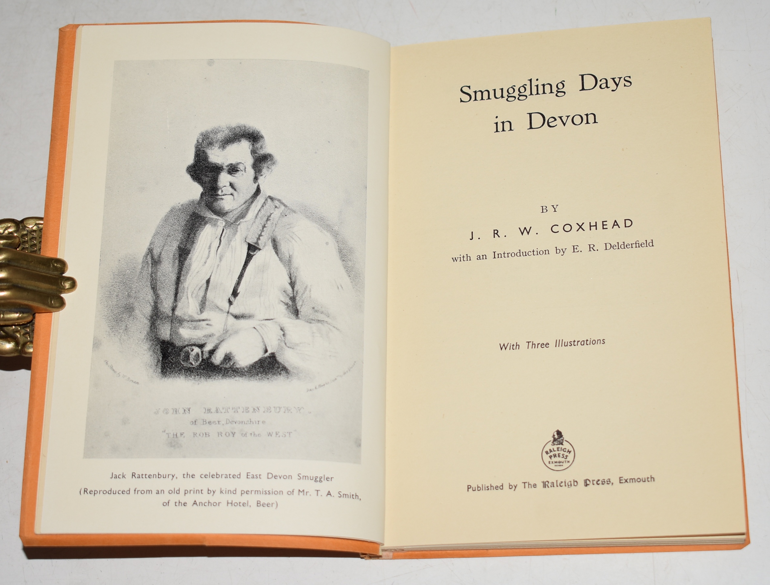 Smuggling Days in Devon With an Introduction by E.R. Delderfield. With Three Illustrations.