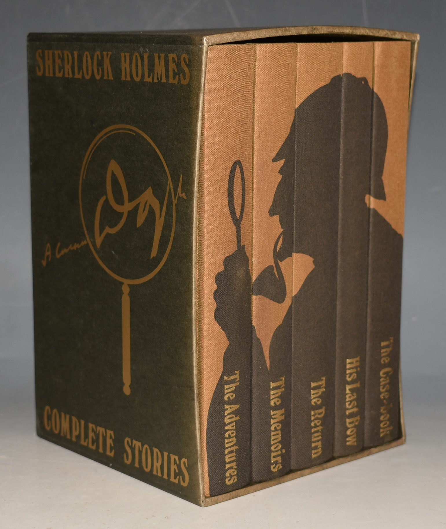 Sherlock Holmes, Complete Stories. The Adventures, The Memoirs, The Return, His Last Bow, The Case-book. Introduction by Peter Cushing. Illustrated by Francis Mosley.