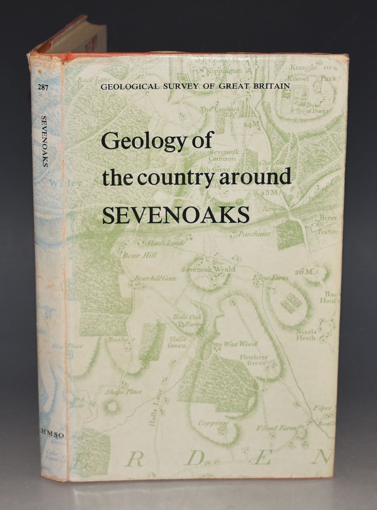 Geology Of The Country Around Sevenoaks Geological Survey of Great Britain. (Explanation of the One-inch Geological Sheet 287, New Series).