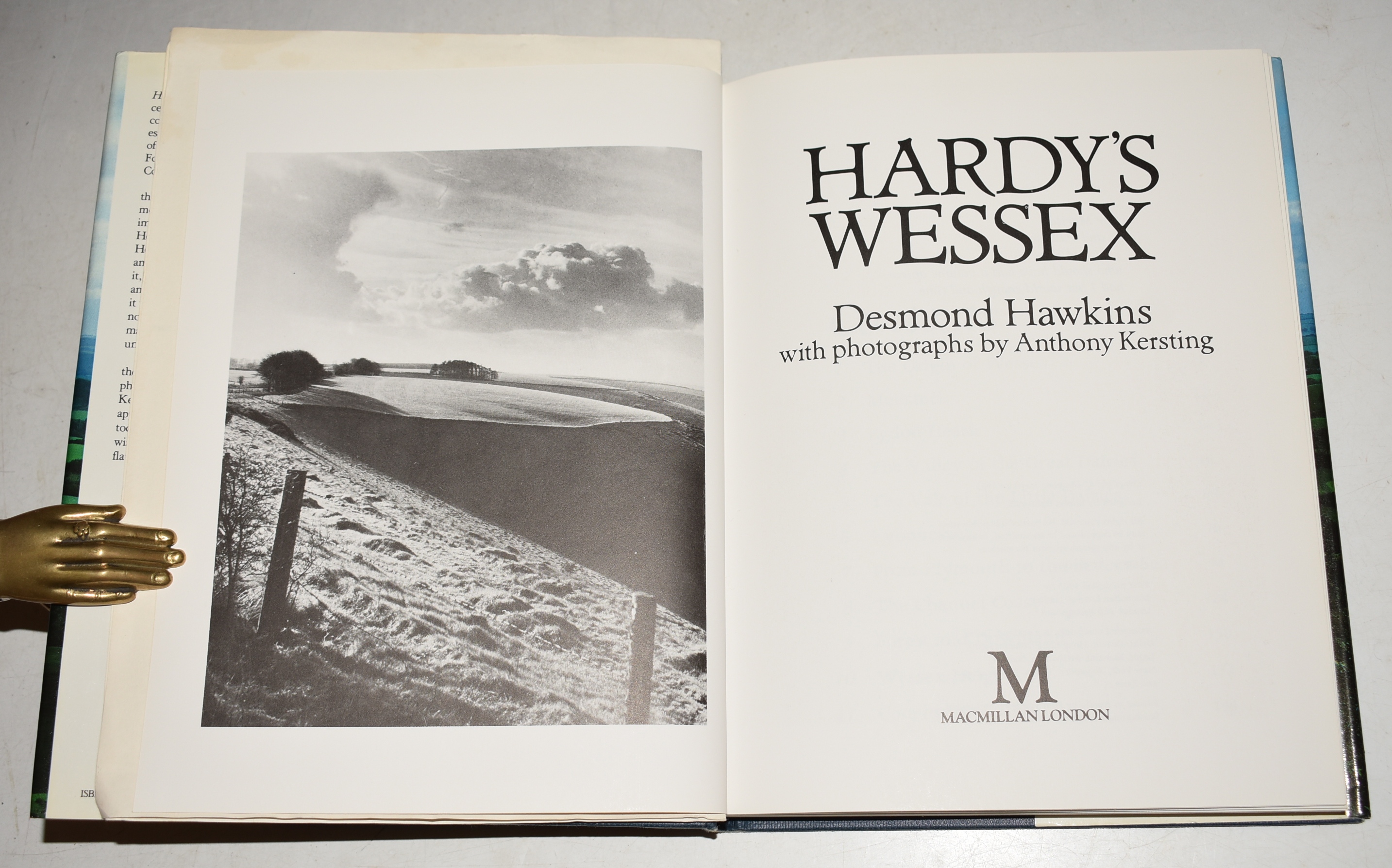 Hardy's Wessex. With Photographs by Anthony Kersting. Signed by author.