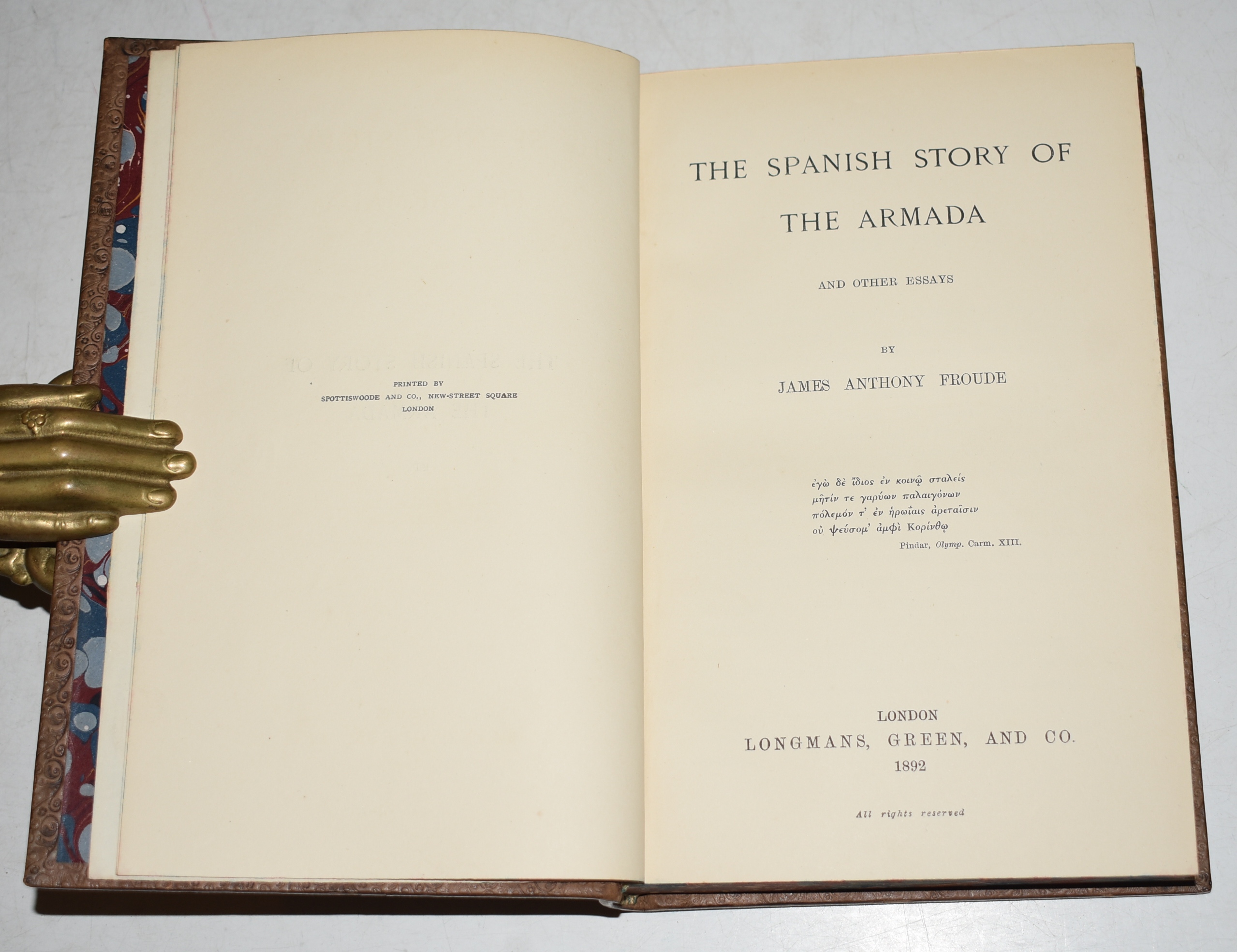 The Spanish Story Of The Armada. And Other Essays.
