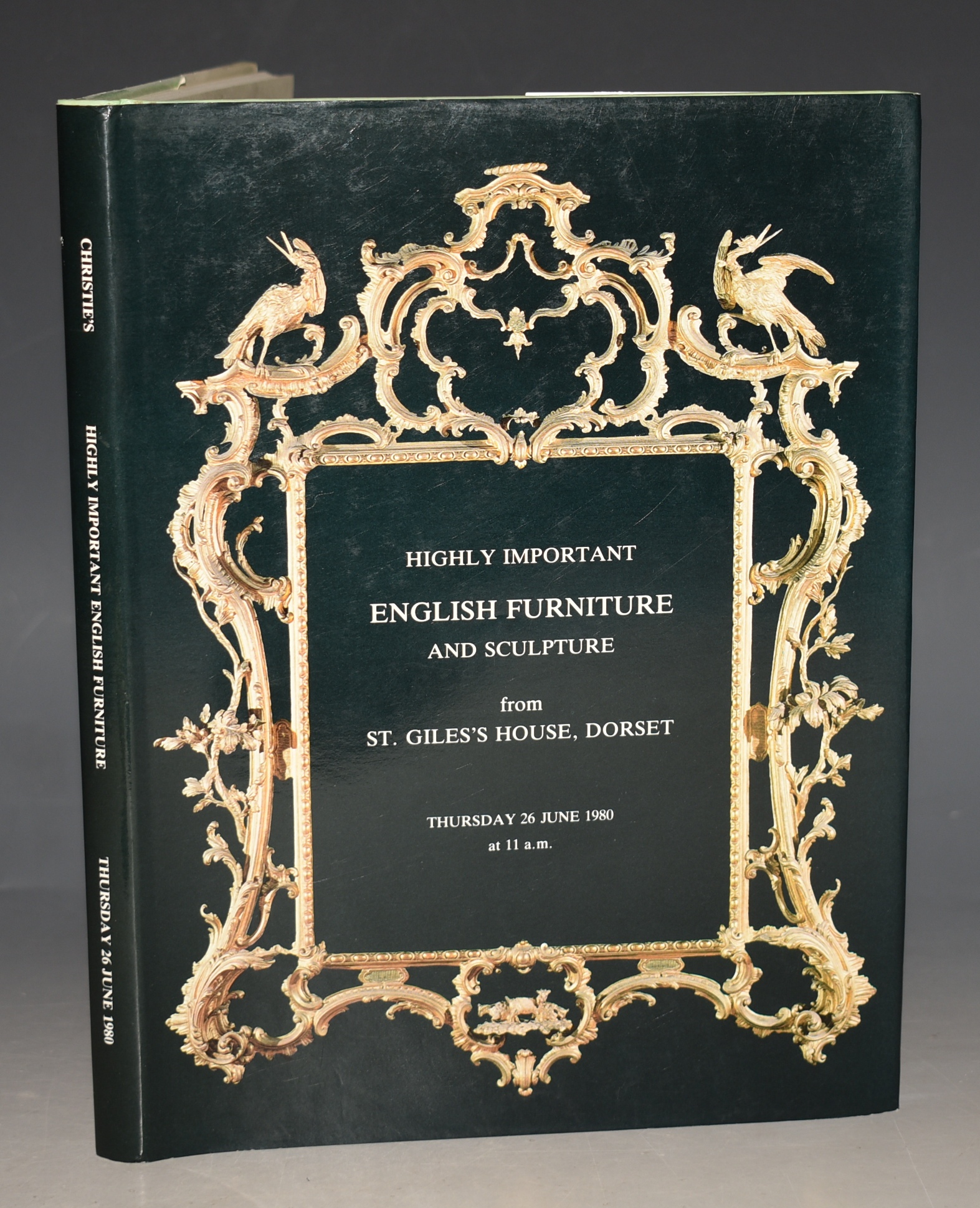 Highly Important English Furniture and Sculpture From St Gile’s House, Dorset. Thursday 26 Juen 1980 at 11am