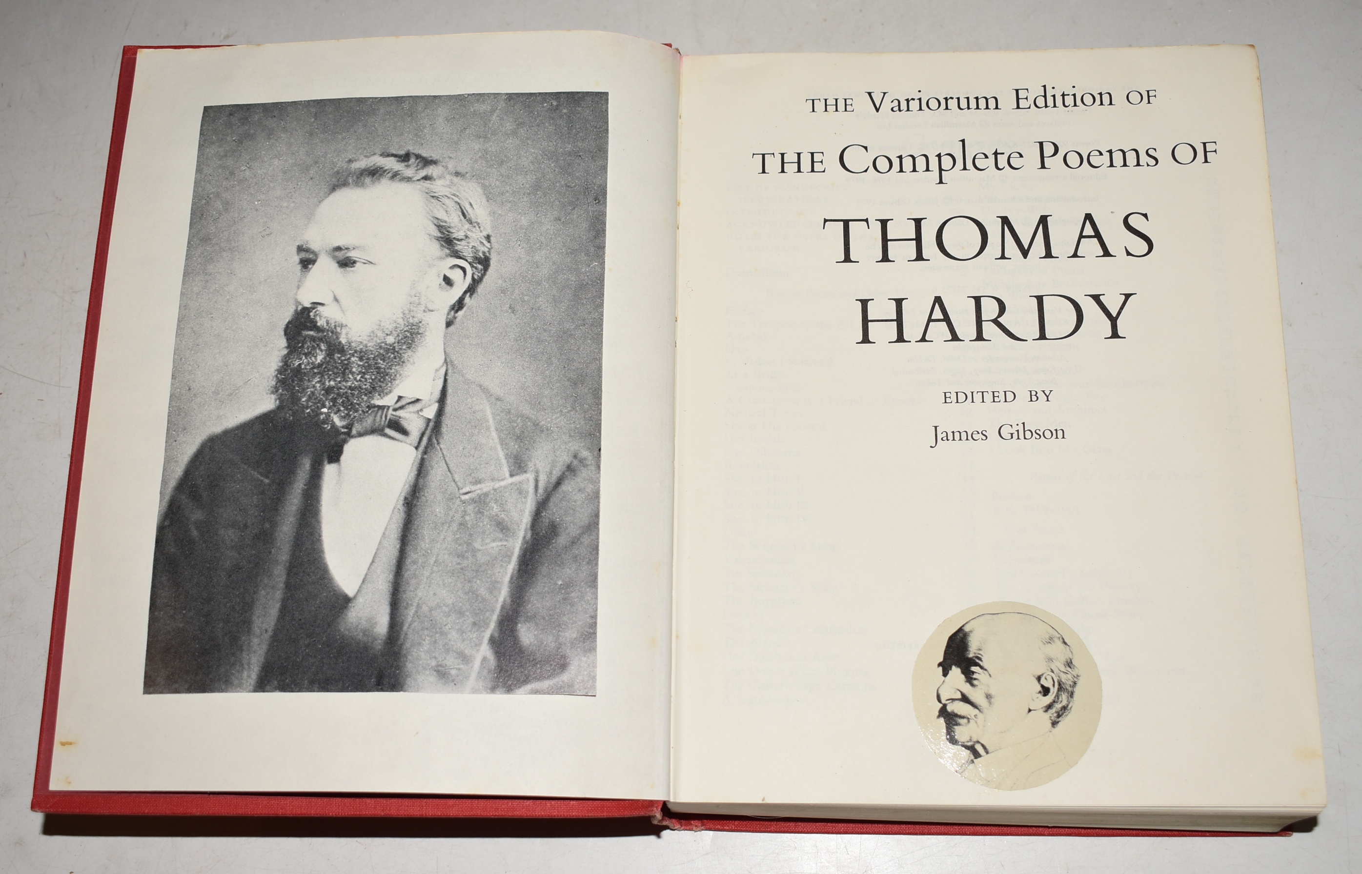 The Variorum Edition of The Complete Poems of Thomas Hardy.