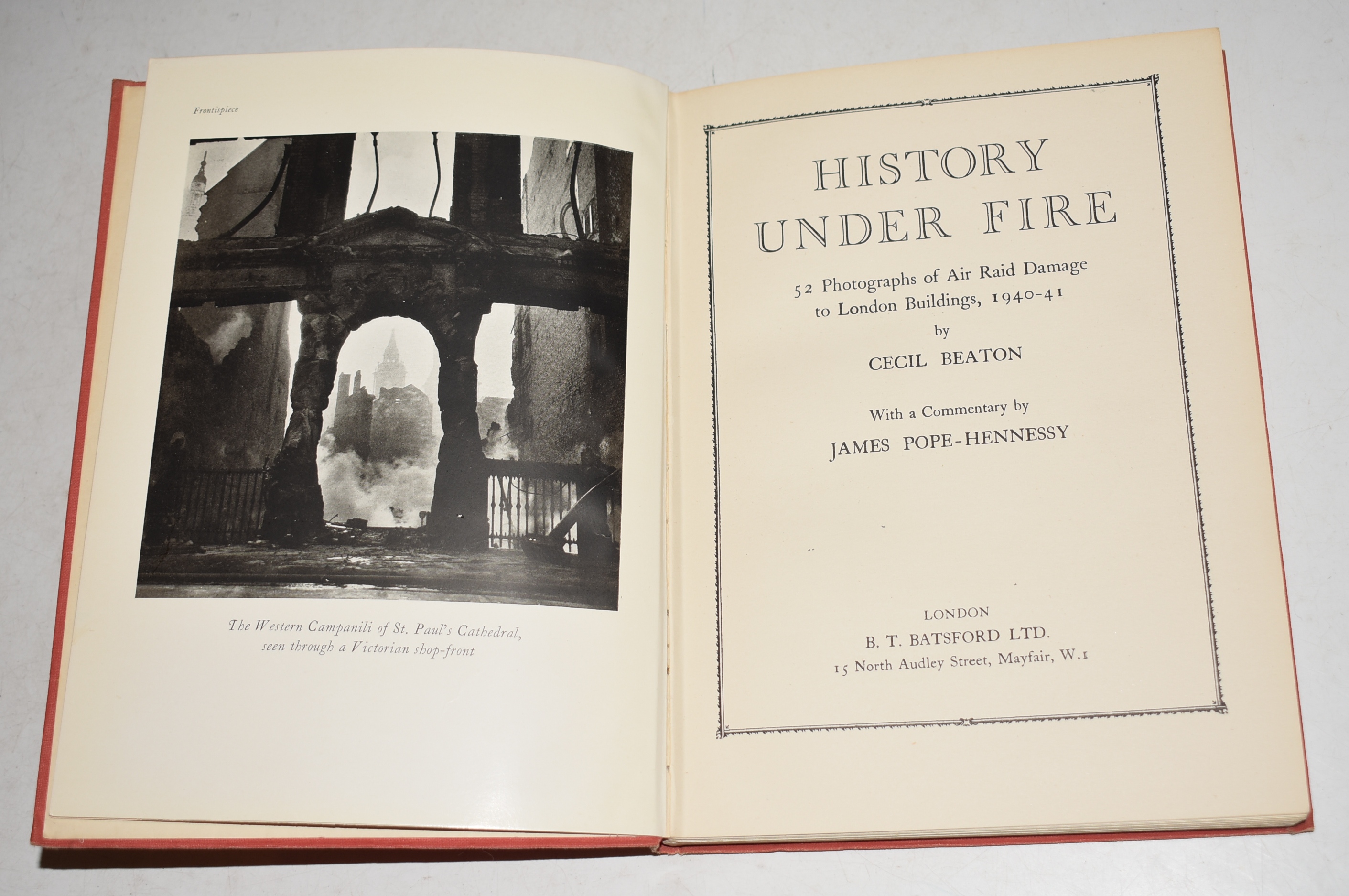 History Under Fire 52 Photographs of Air Raid Damage to London Buildings, 1940-41