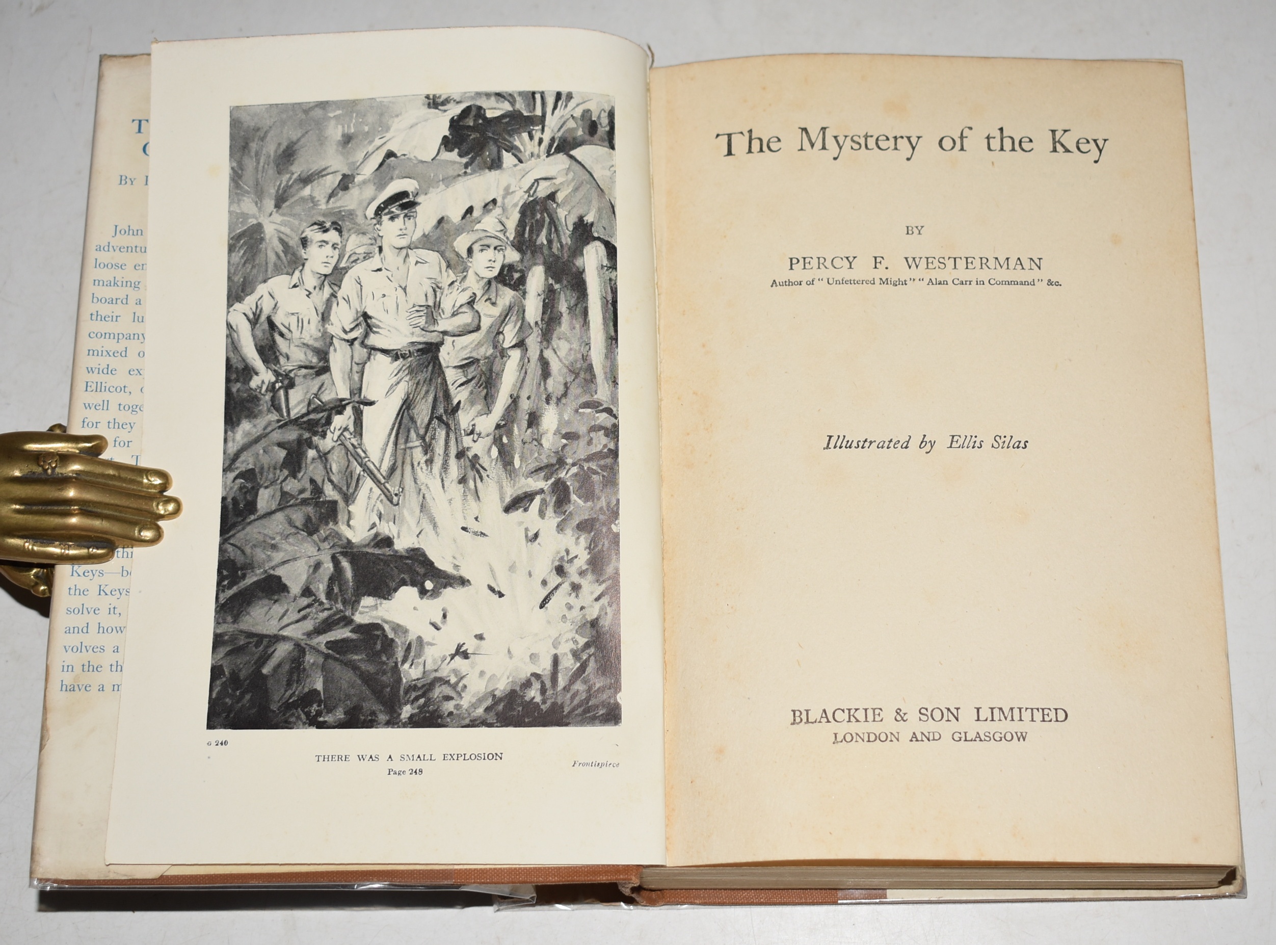 The Mystery of the Key Illustrated by Ellis Silas.