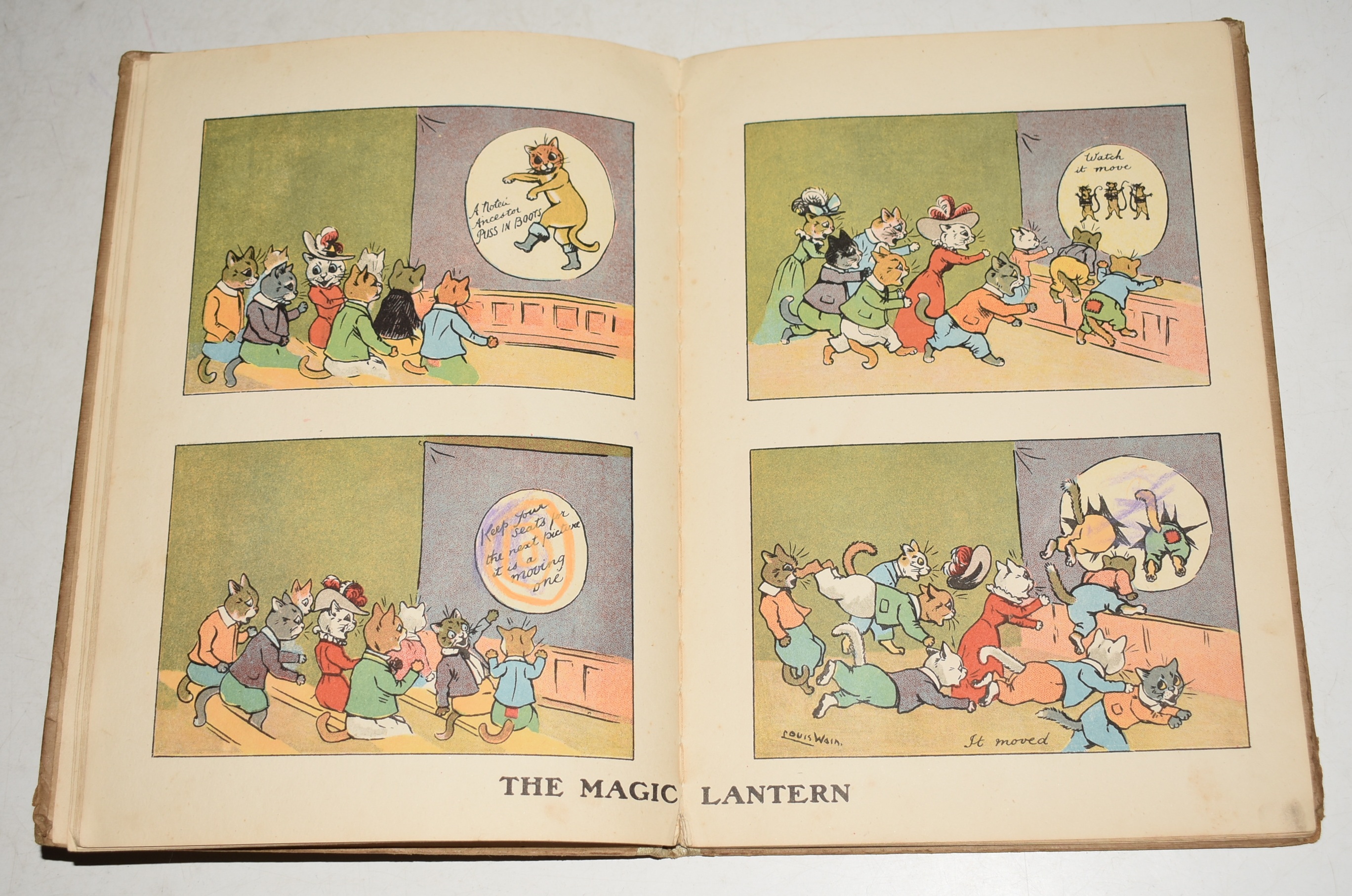 Cat's Cradle A Picture Book For Little Folk. Cats by Louis Wain, Rhymes by May Byron.