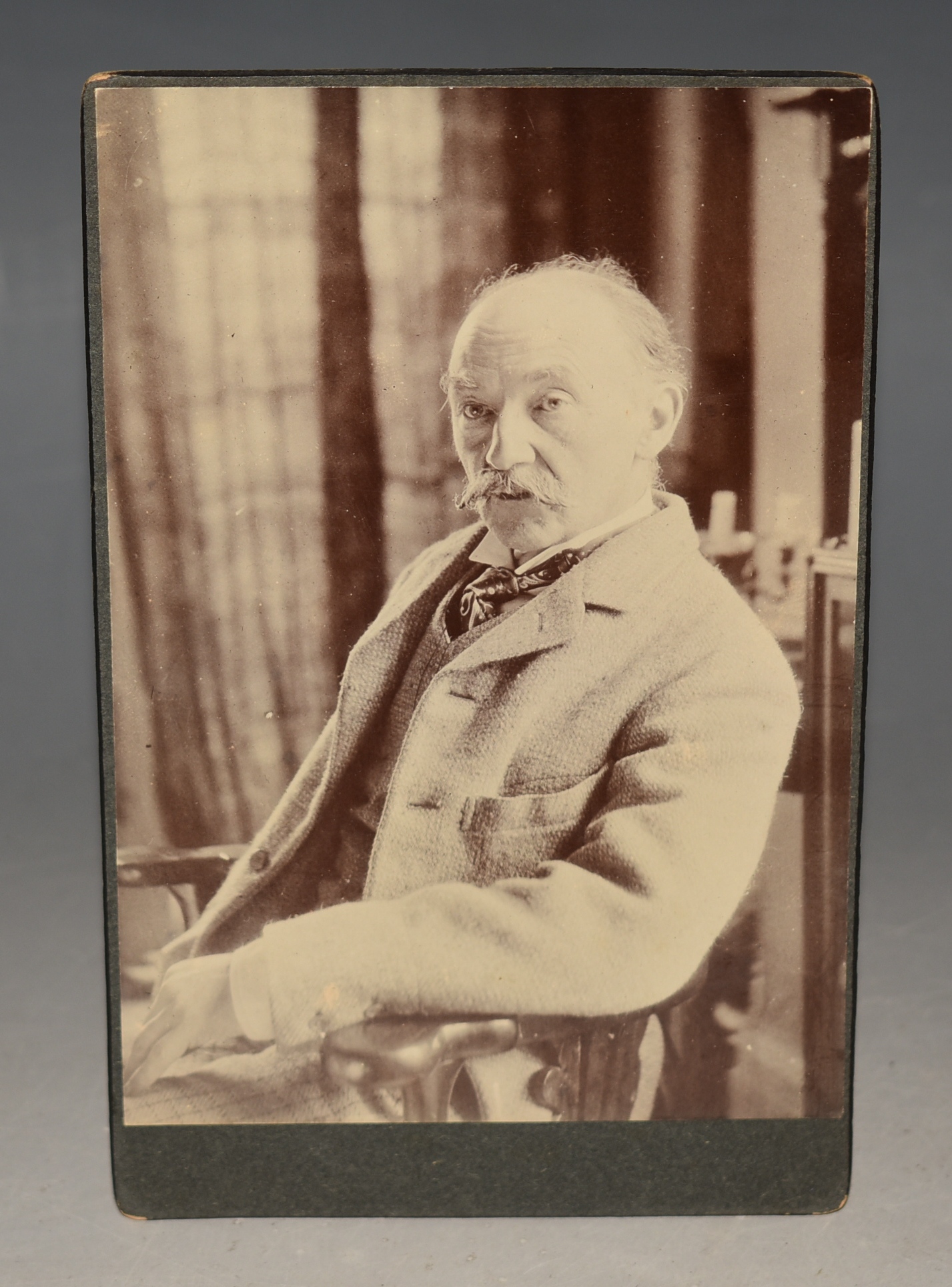 Original RARE photograph of Thomas Hardy, taken at his Dorset home Max Gate more than a century ago, is causing quite a stir among the many collectors of memorabilia of the great writer.