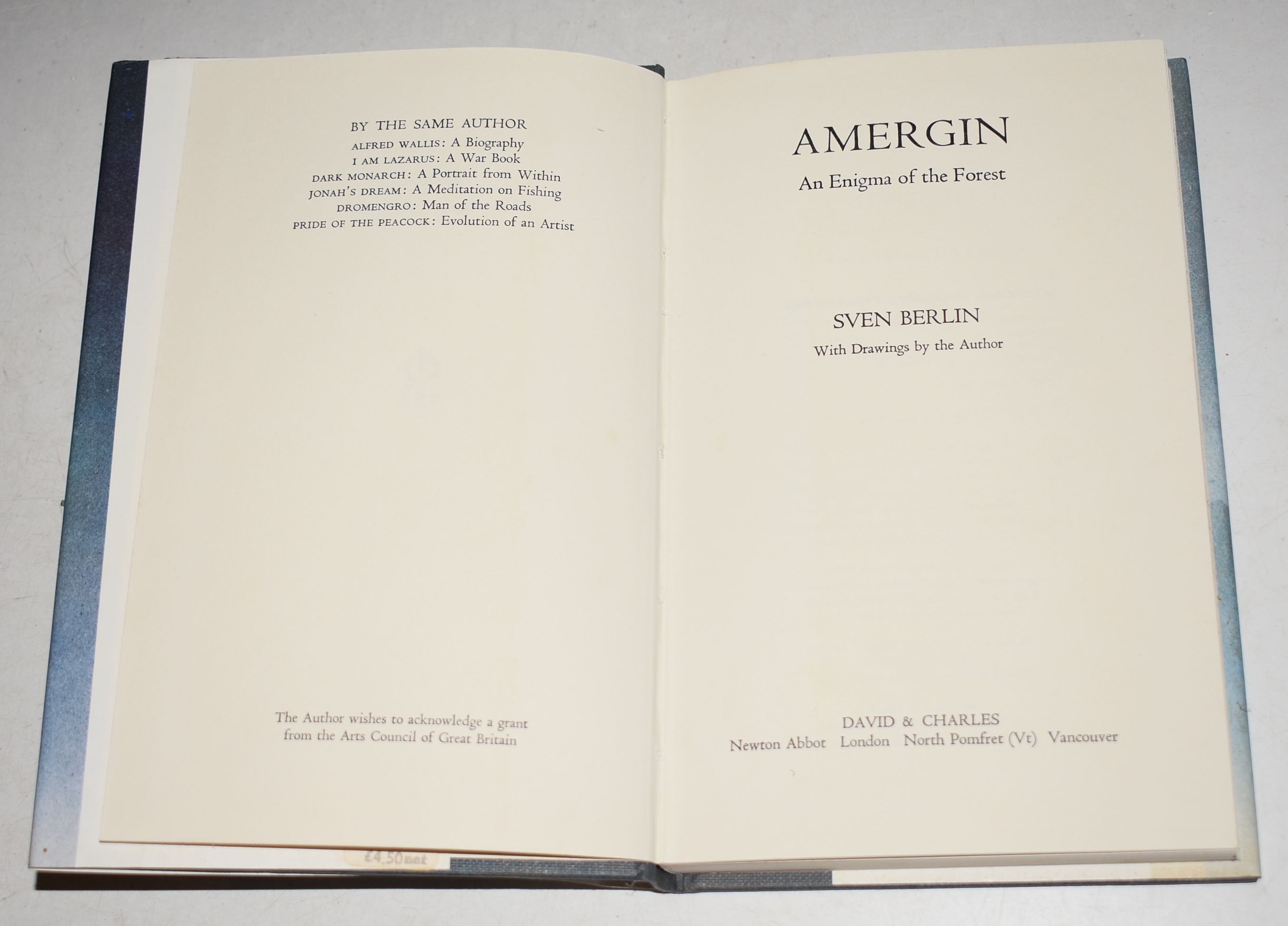 Amergin. SIGNED An Enigma of the Forest, Signed.